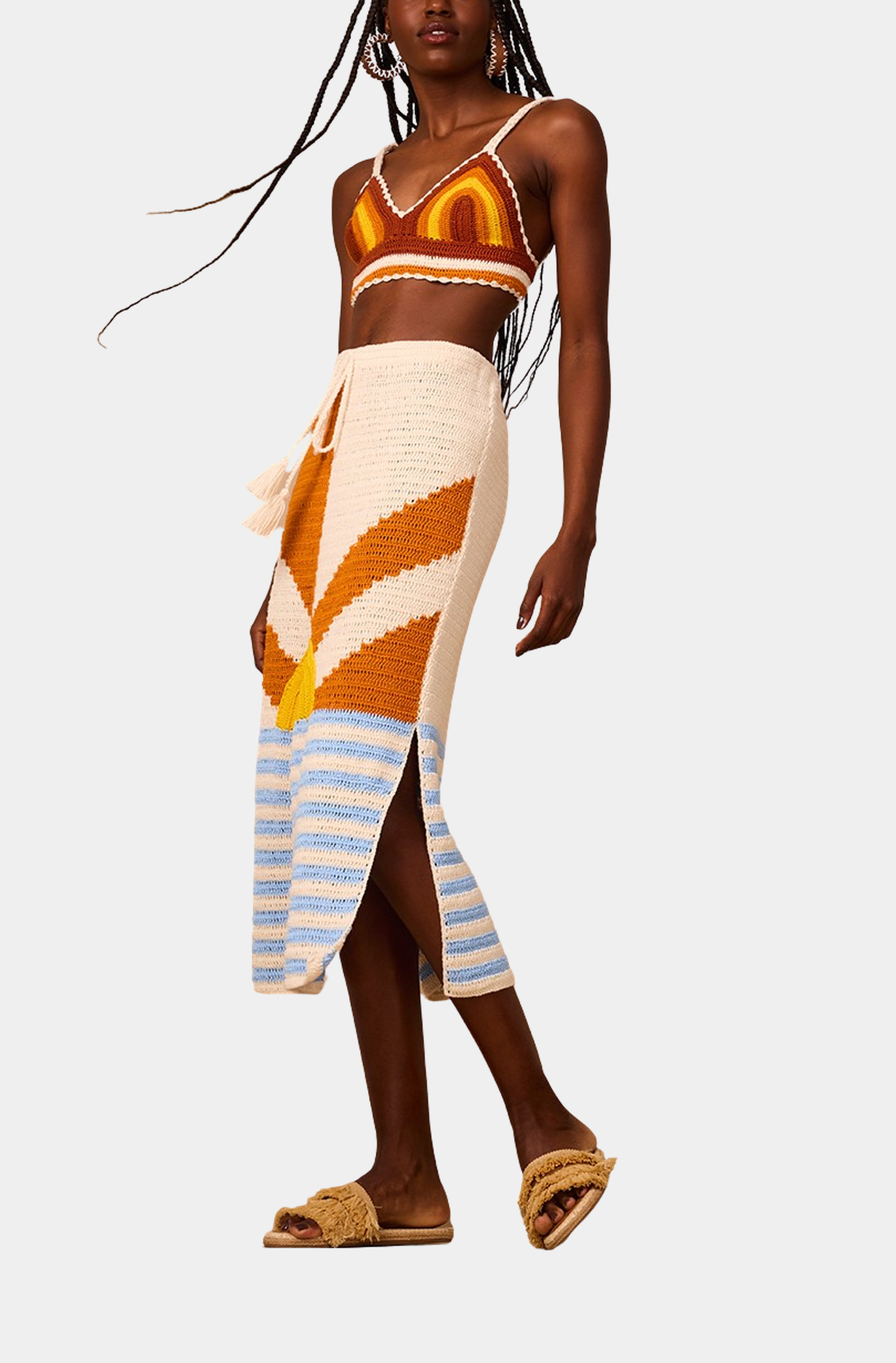 Sunset Crochet Skirt