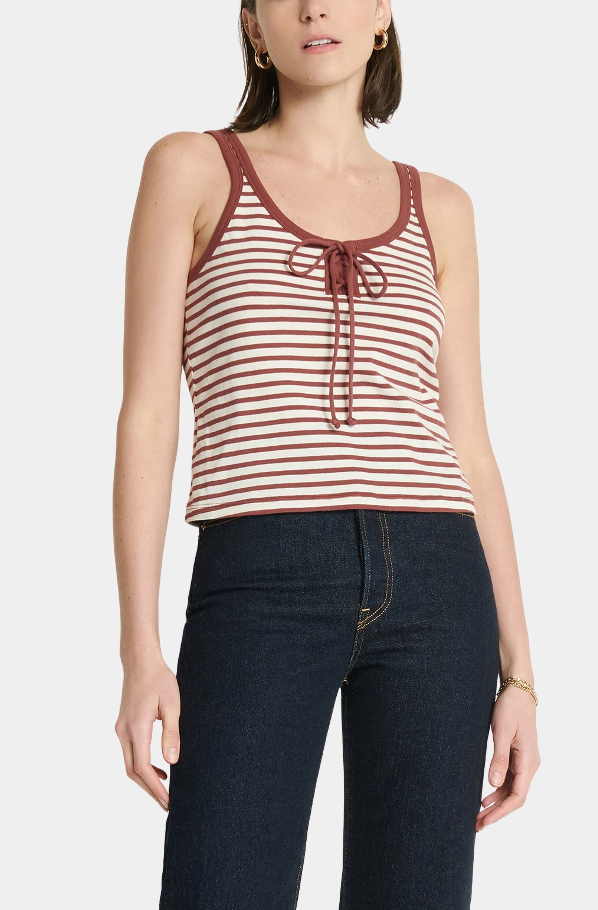 Jil Lace Up Tank