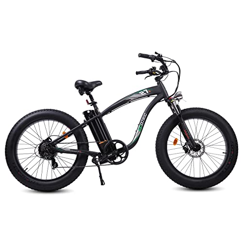750W Electric Bike for Adults - 26" Fat Tire E-Bike with 48V 13Ah Removable Battery