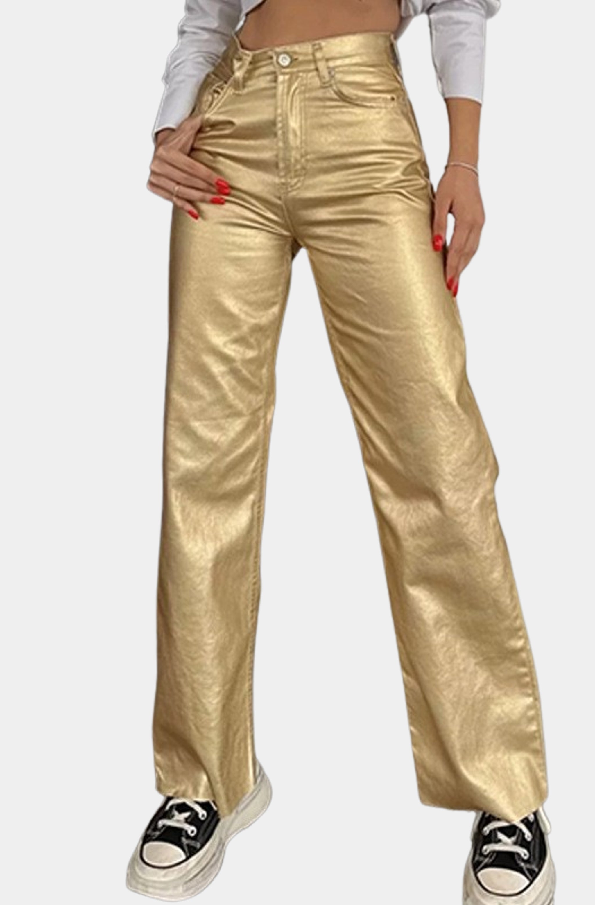 Metallic Pants