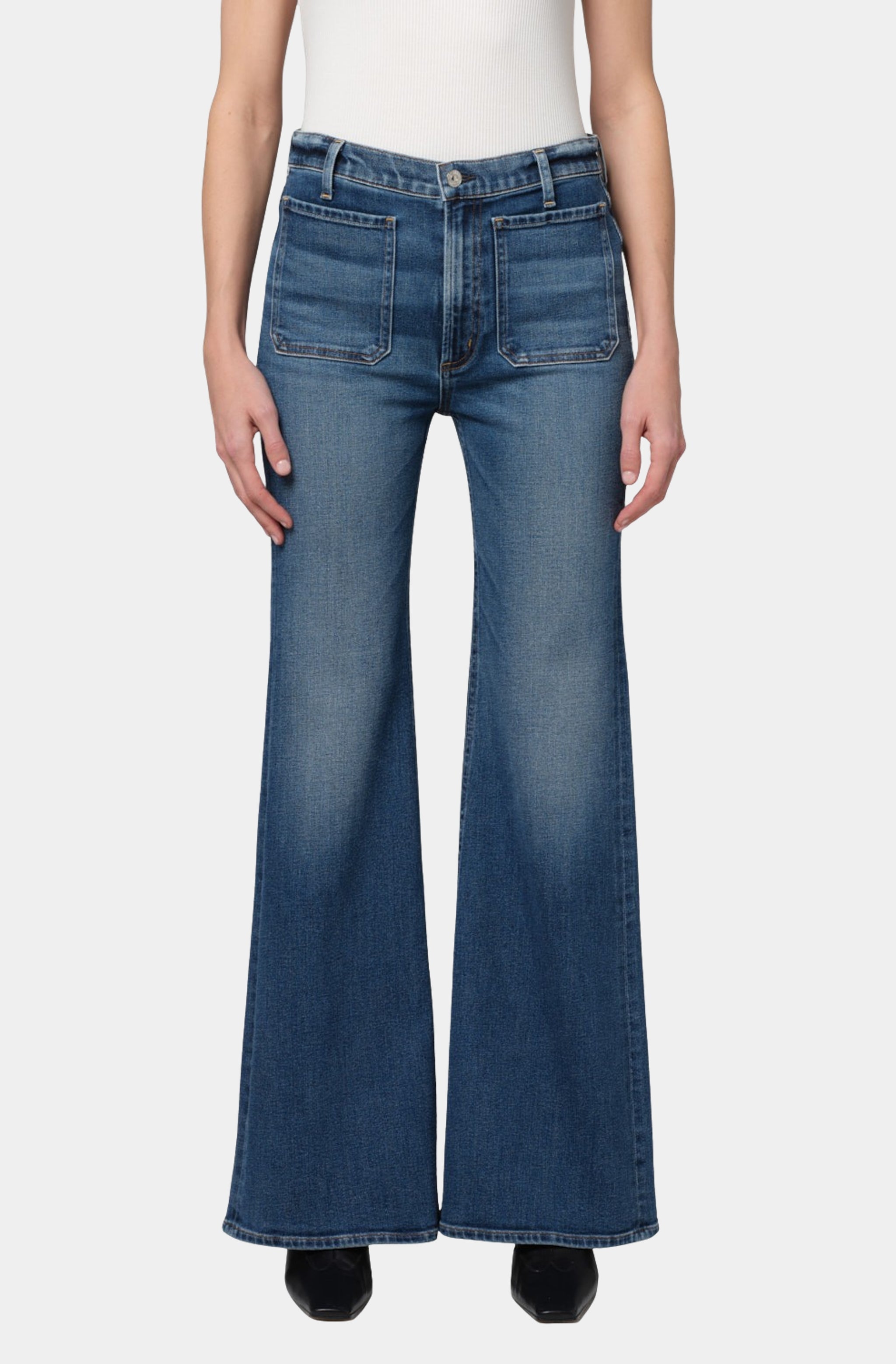 Kimberly Patch Pocket Flare