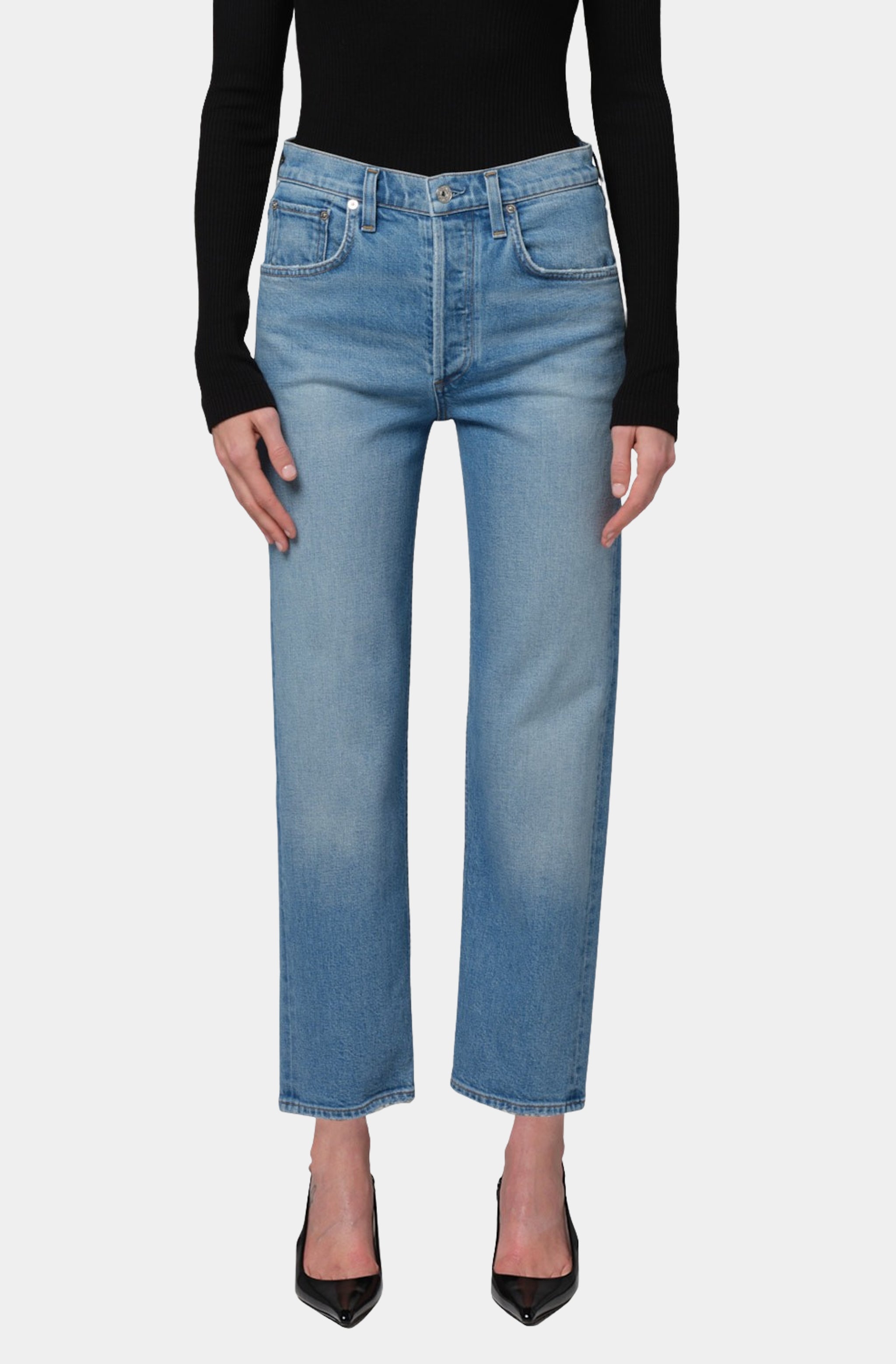 Delfina High Rise Straight