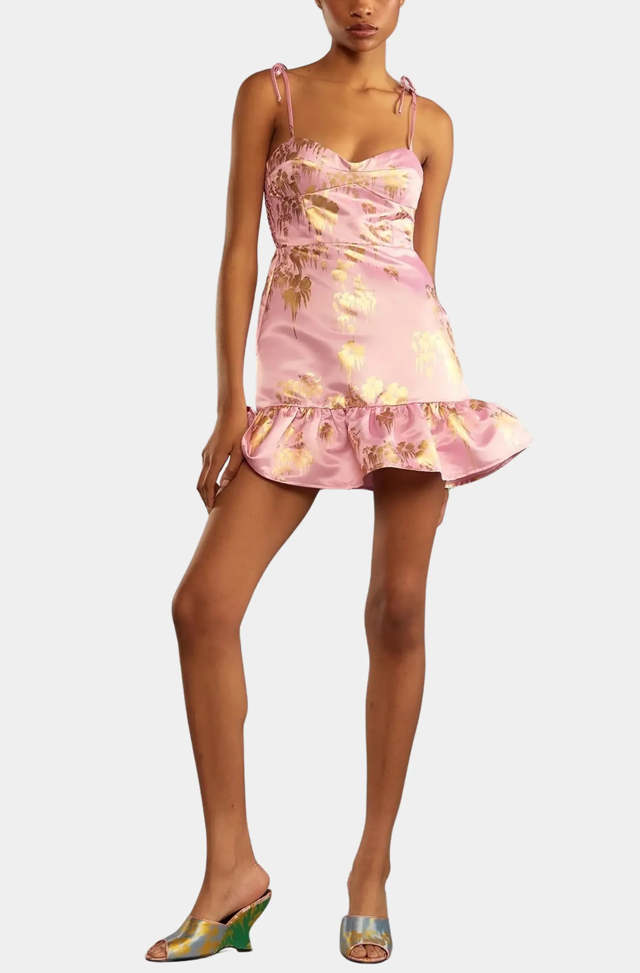 Dripping in Gold Dress