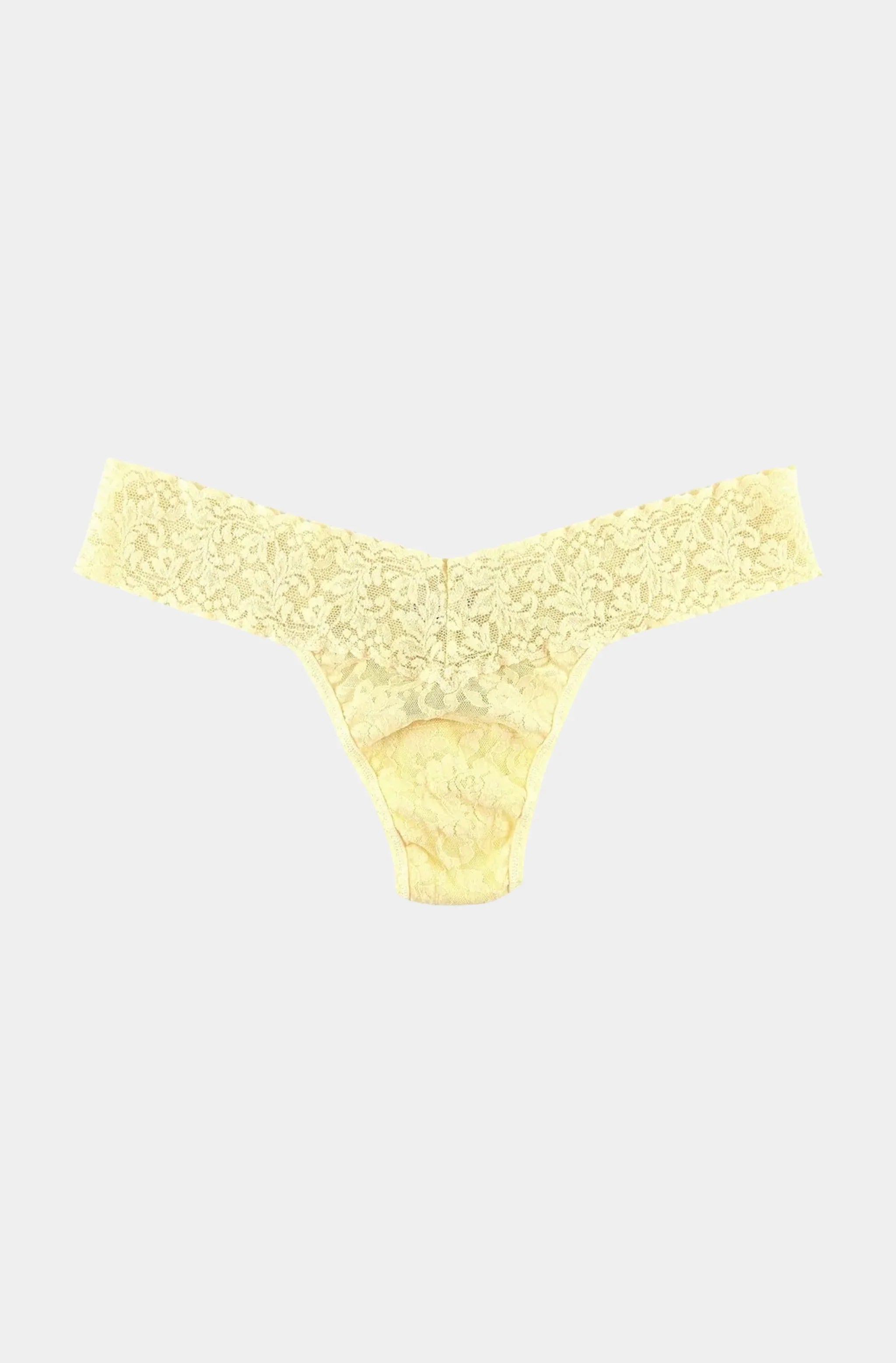 Signature Lace Low Rise Thong