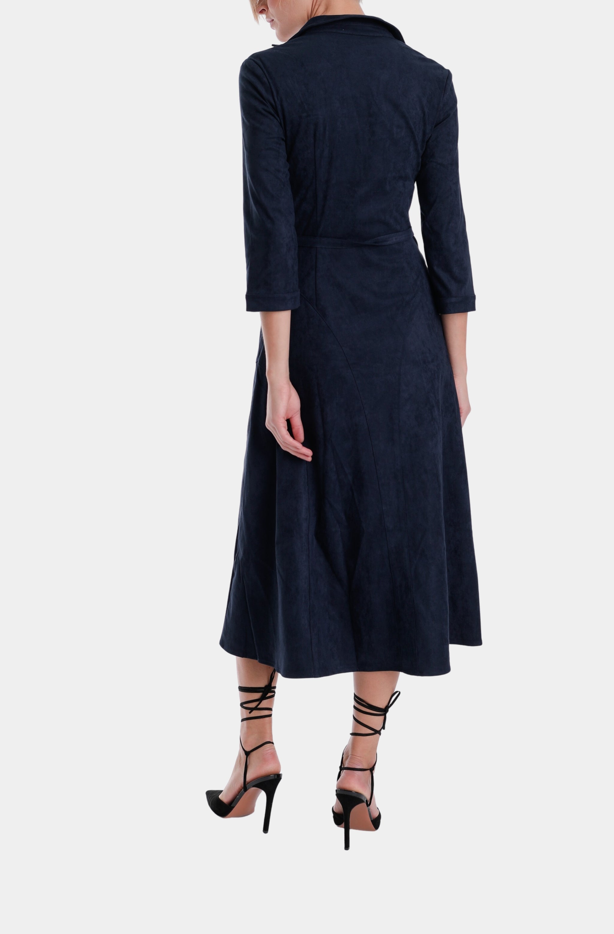 Victoria Suede Maxi Dress