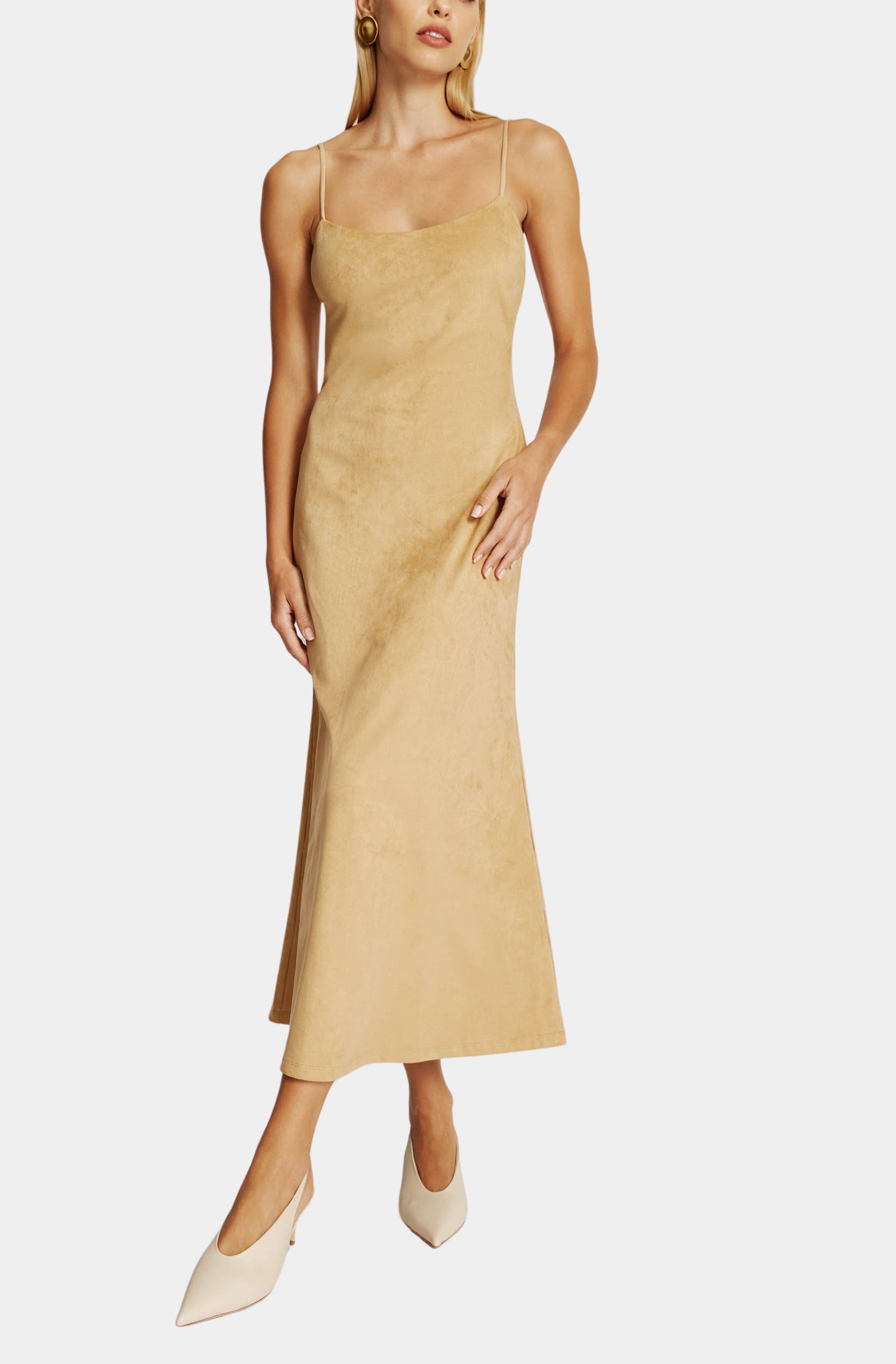 Nadira Vegan Suede Dress