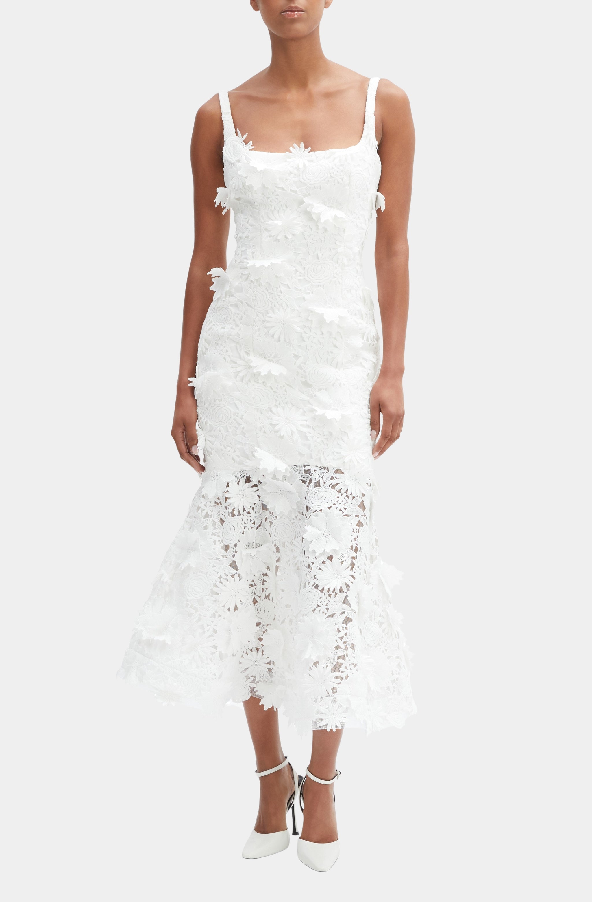 Marico Lace Midi Dress