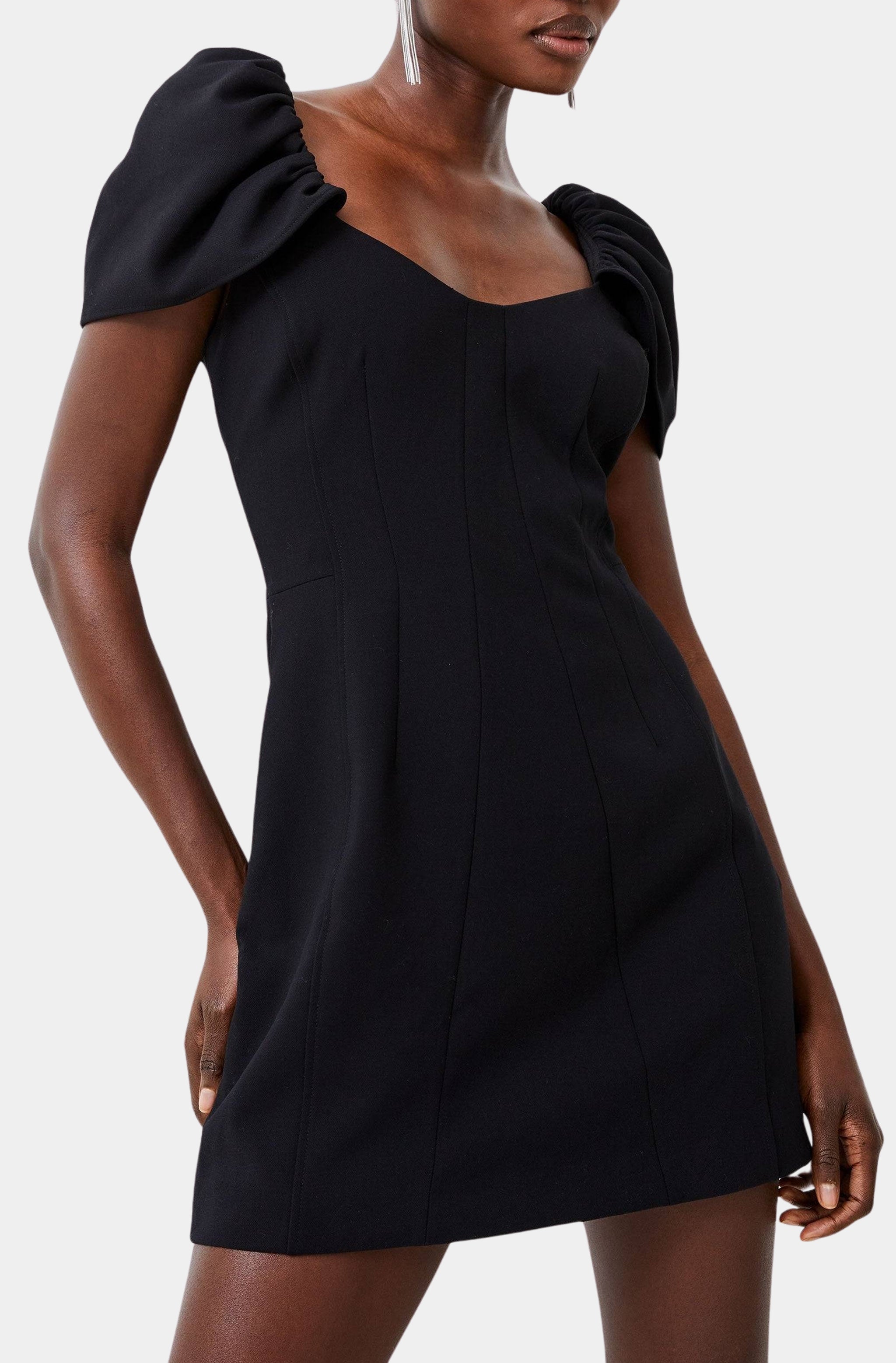 Whisper Gathered Sleeve Dress