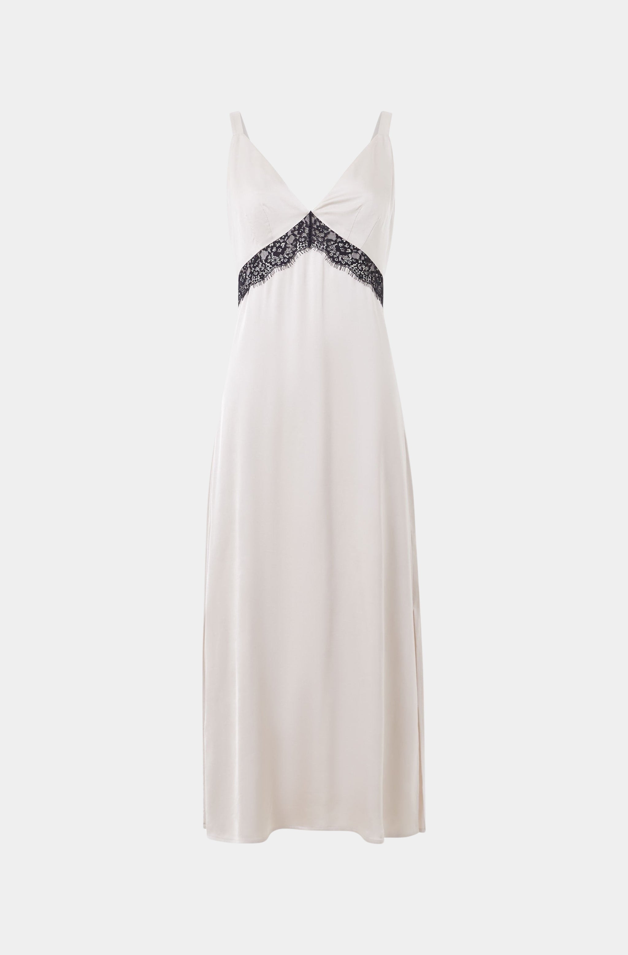 Ennis Satin Lace Dress