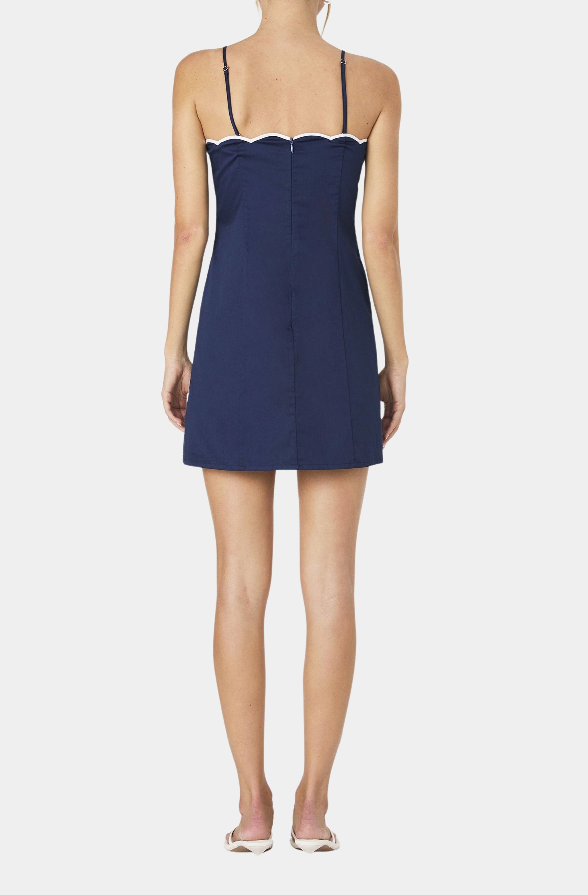 Alexis Cotton Scallop Mini Dress