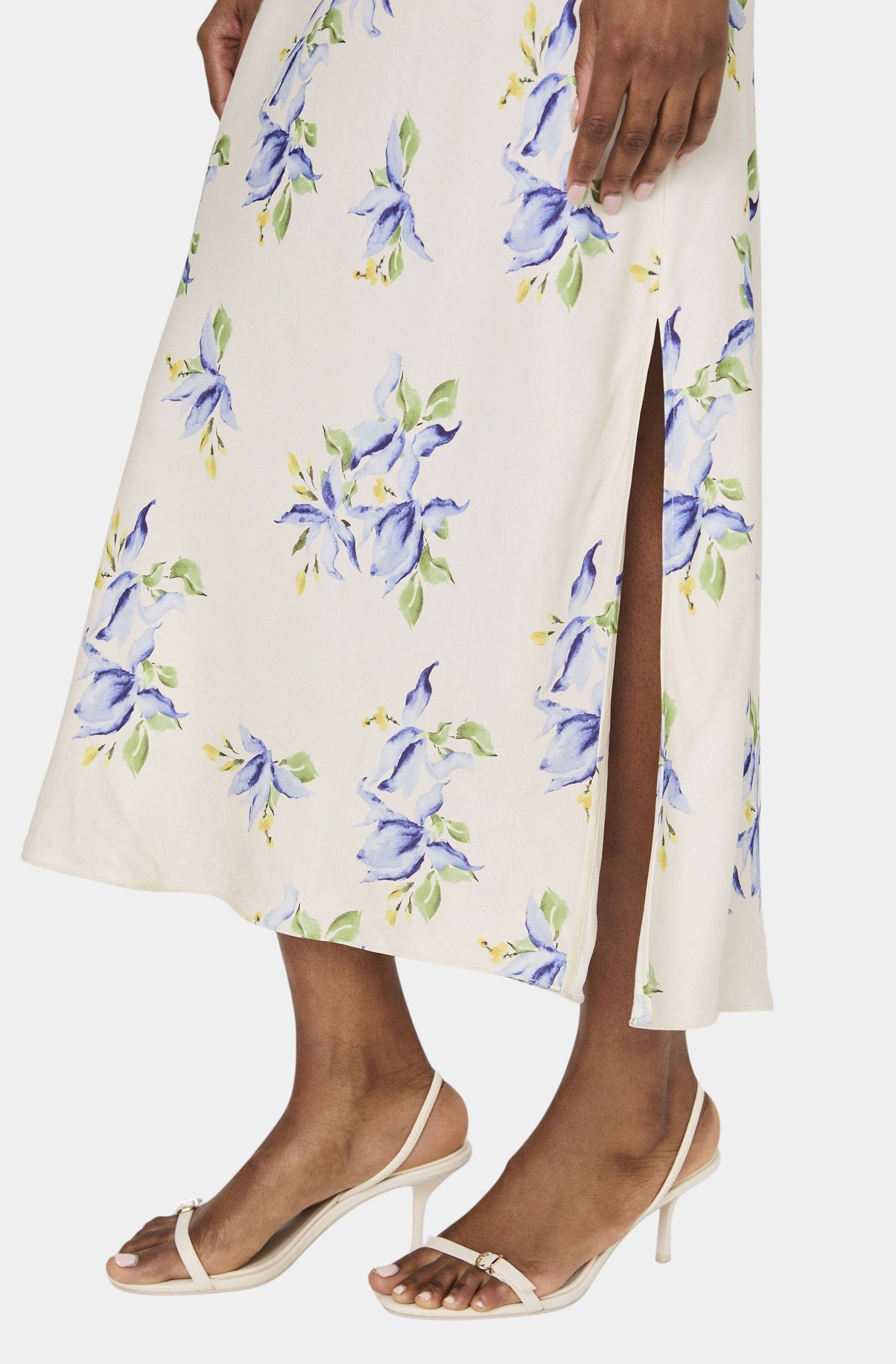 Vivian Ennis Satin Midaxi Dress