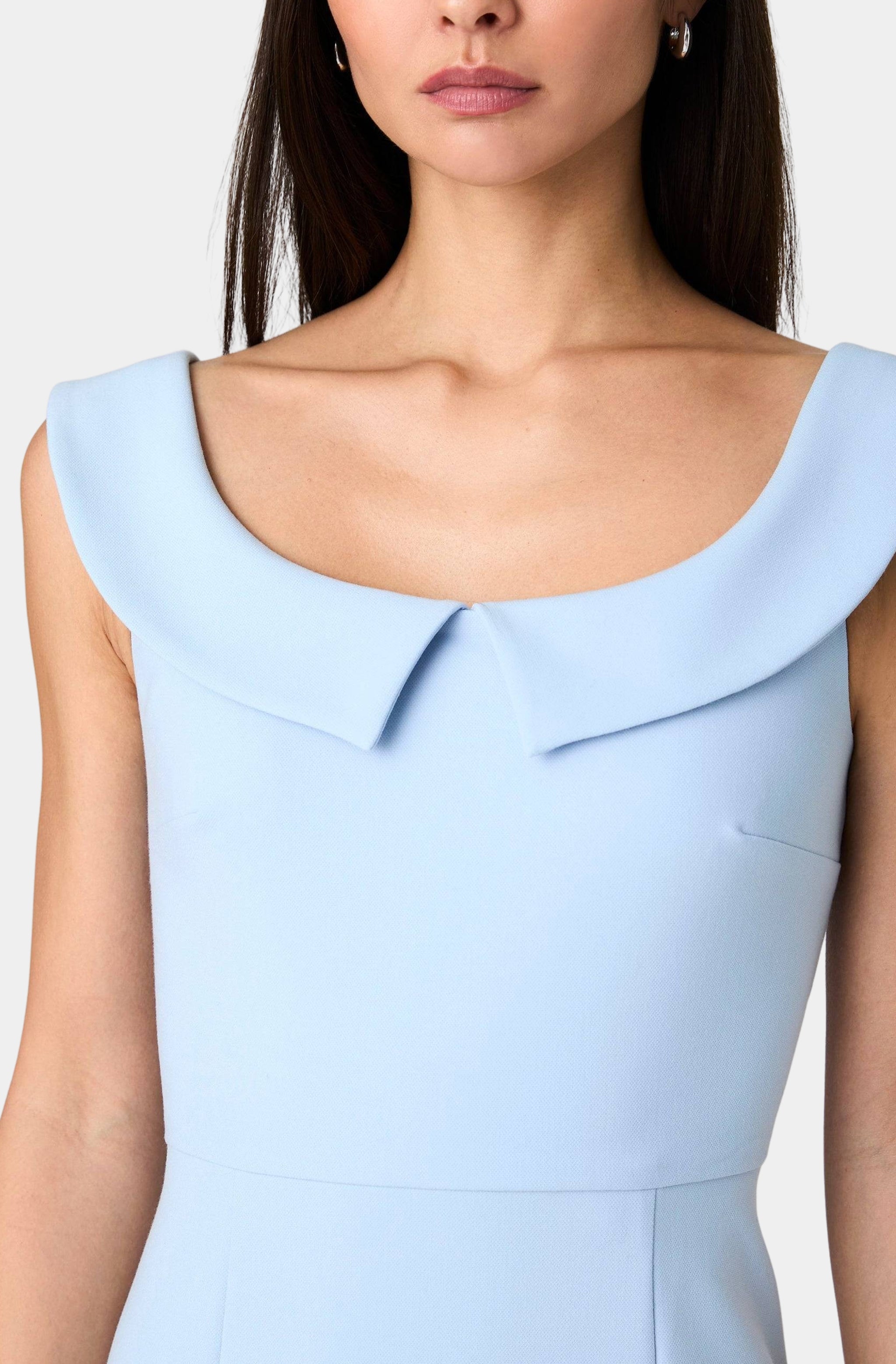 Whisper Collar Mini Dress
