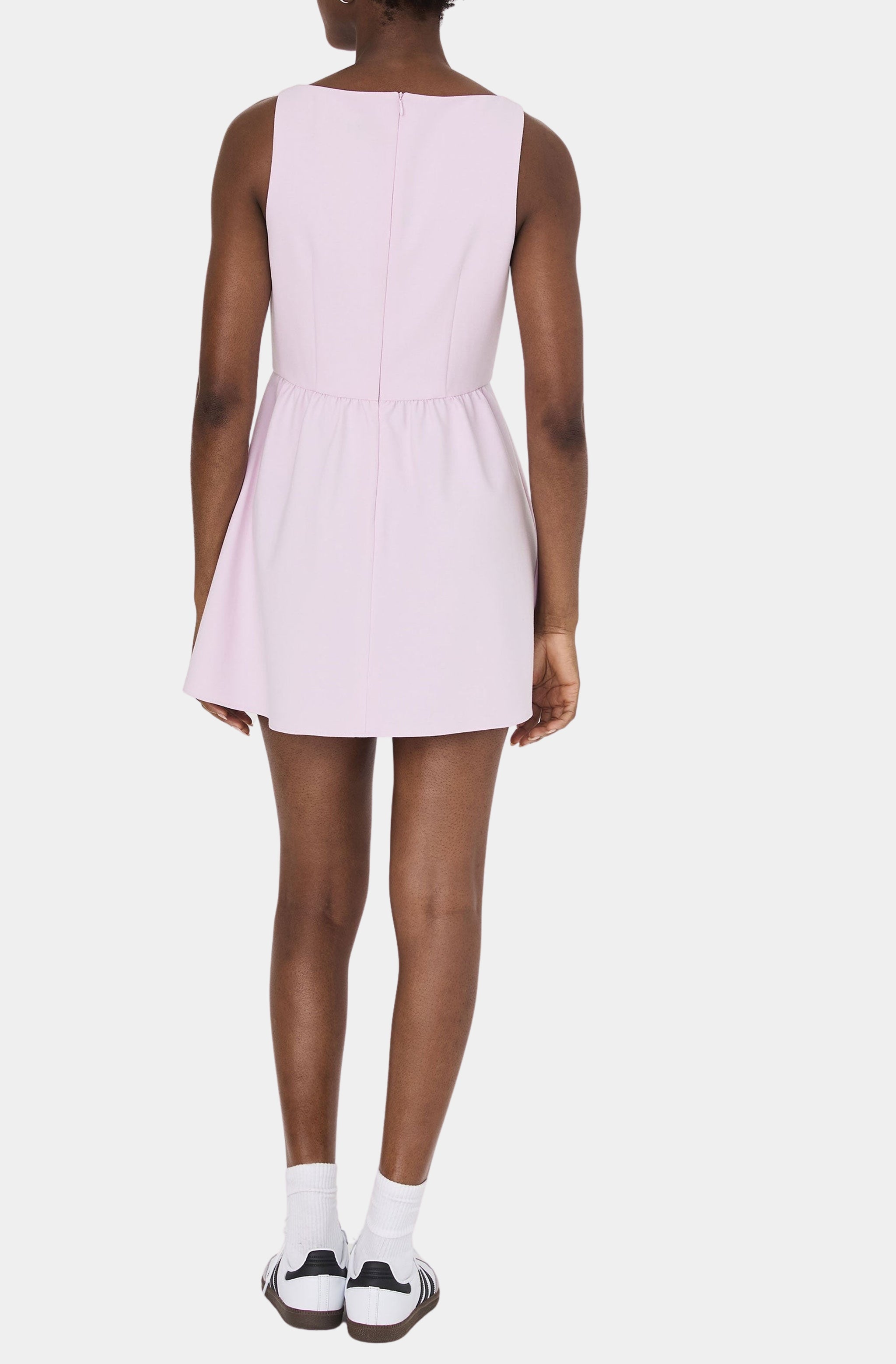 Whisper Boat Neck Mini Dress