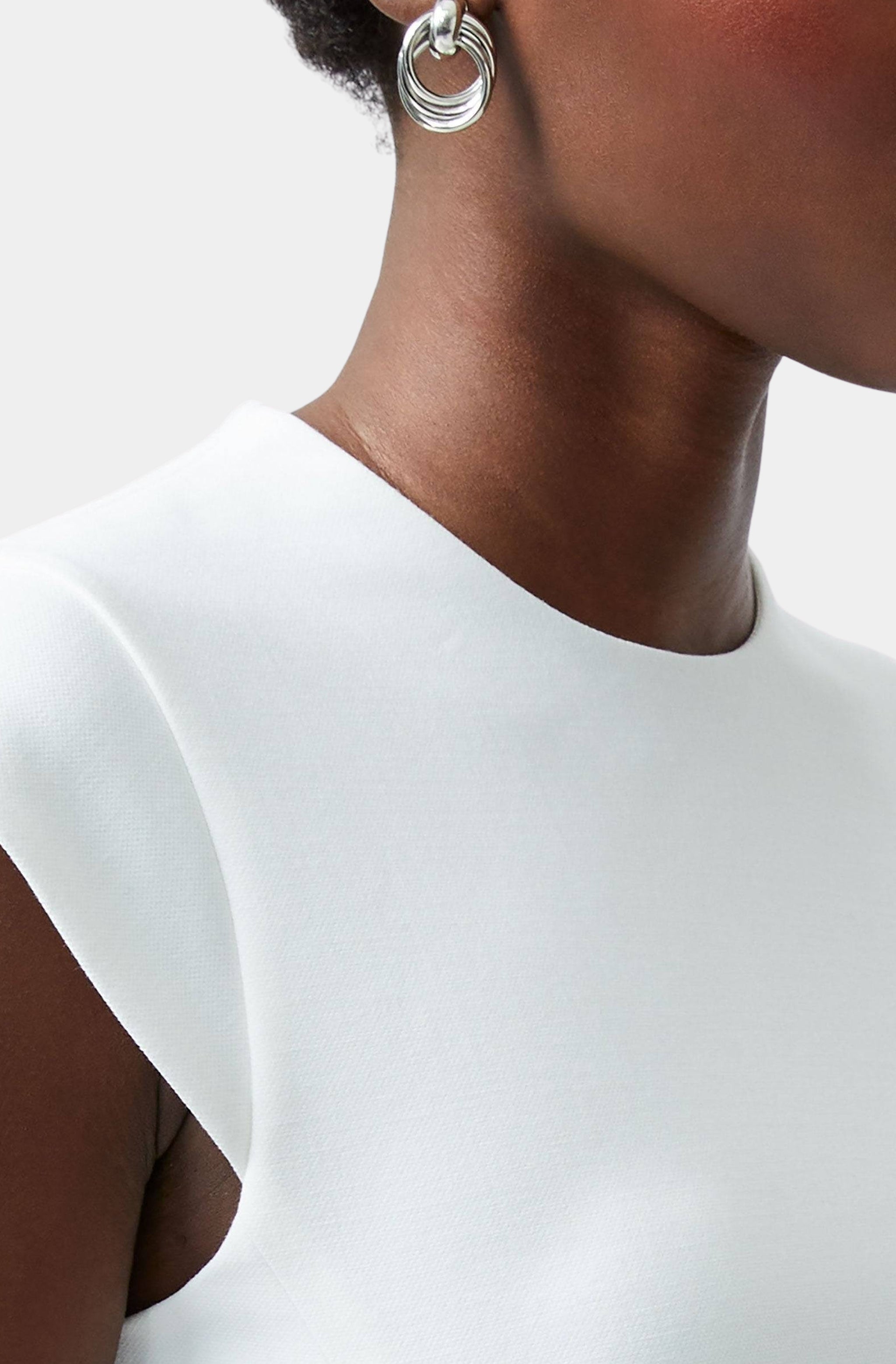 Whisper Mock Neck Mini Dress