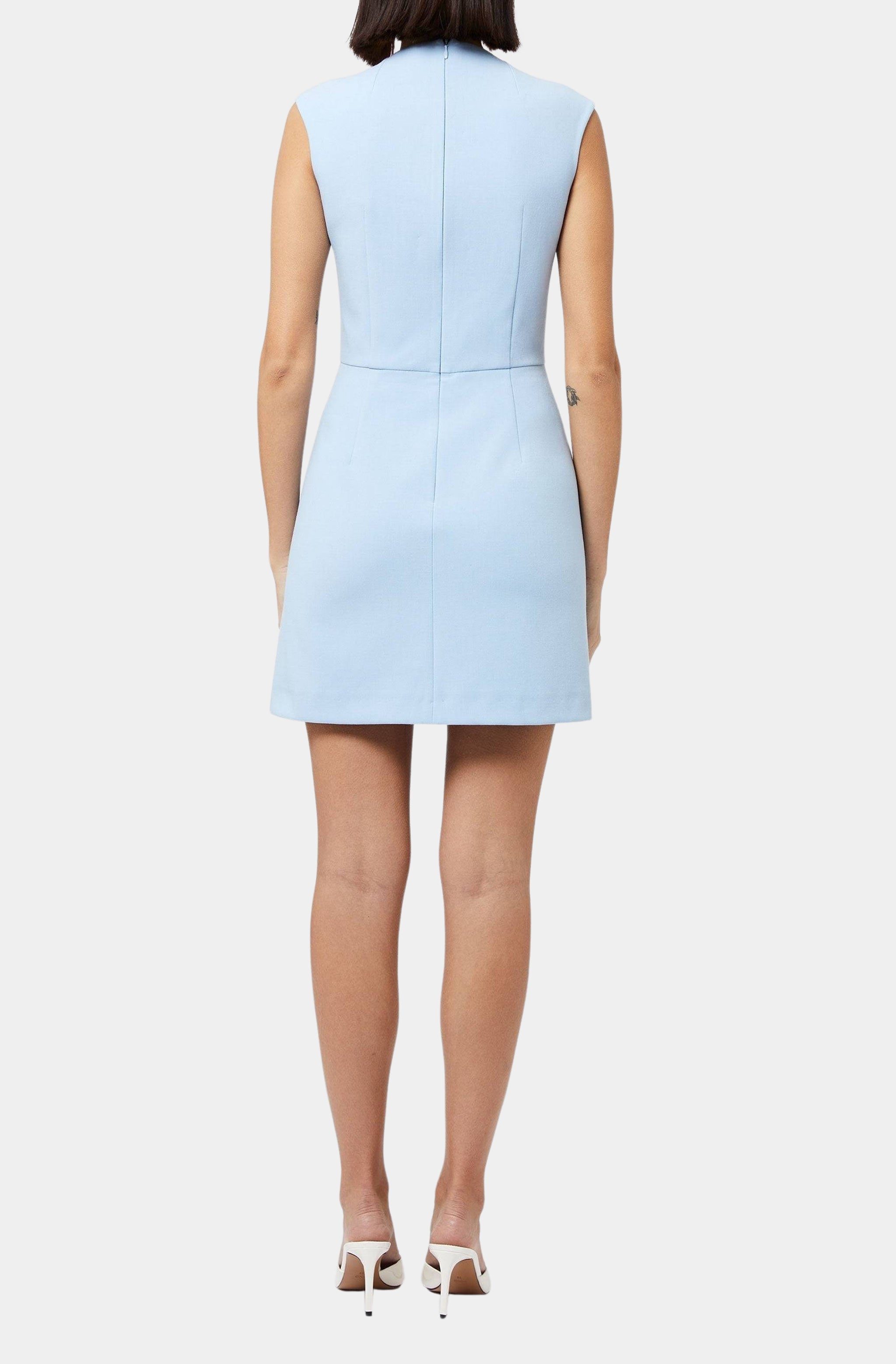 Whisper Notched Square Neck Dress