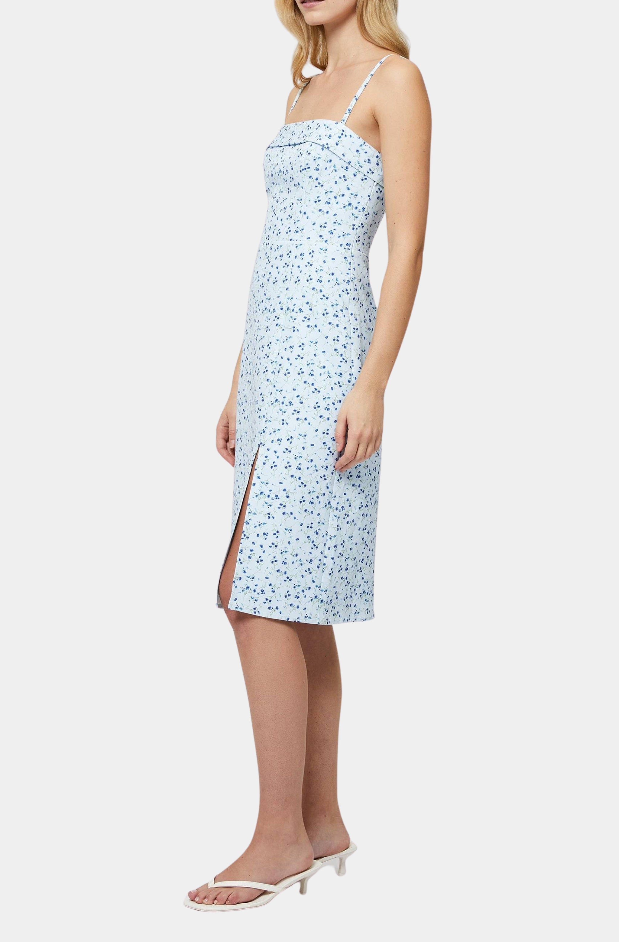 Echo Crepe Strappy Midi Dress