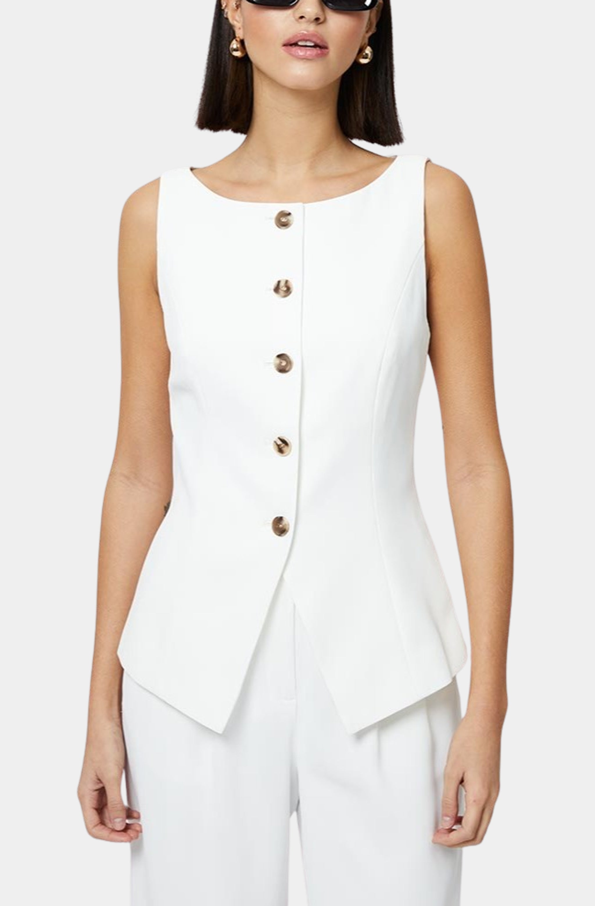 Harrie Suiting Waistcoat Top