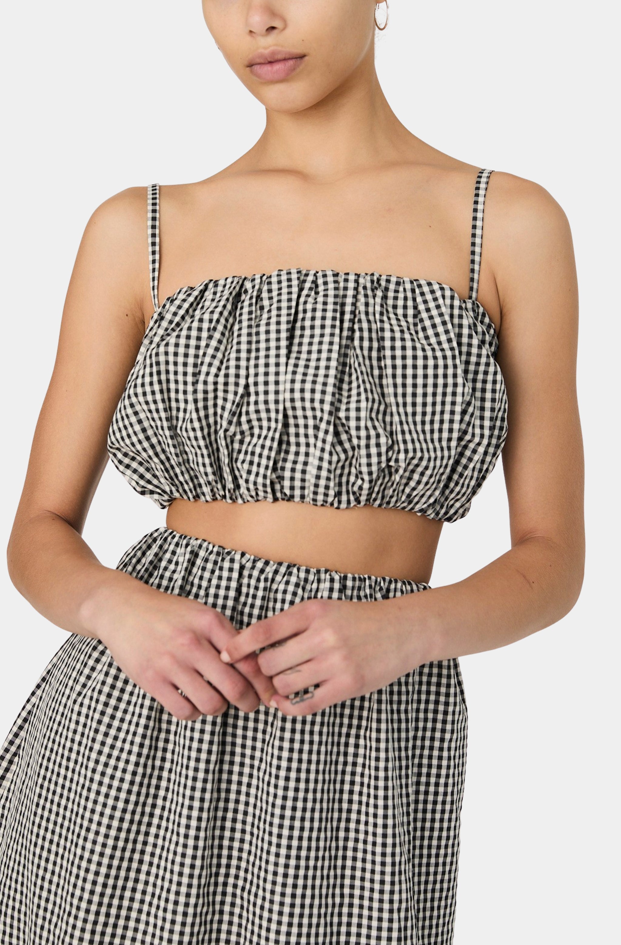 Gingham Crop Top