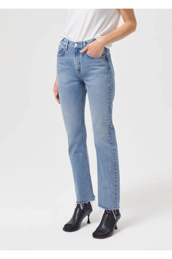 Cherie High Rise Straight Jean