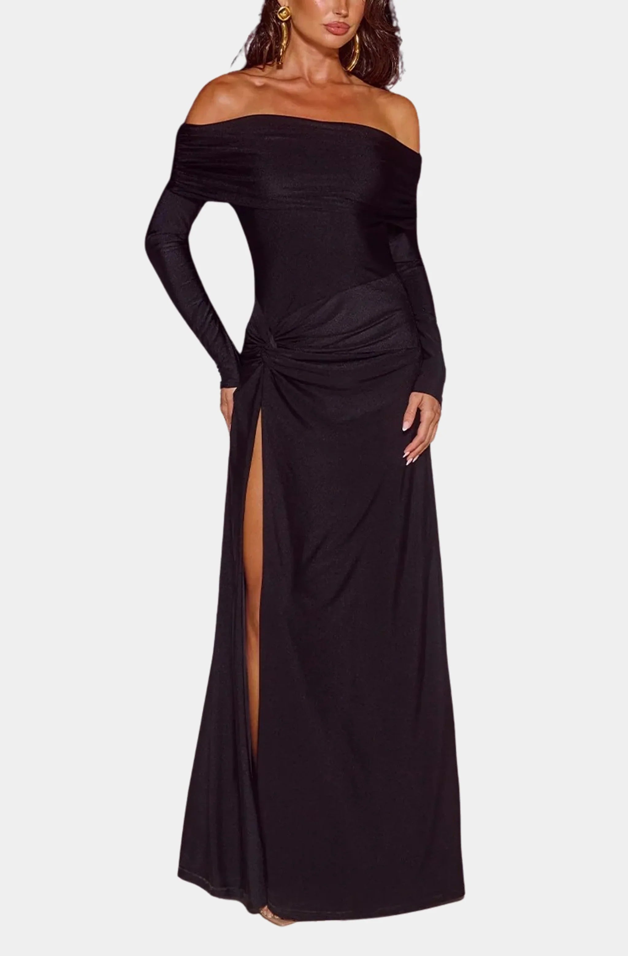 Abbie Off Shoulder Maxi Dress