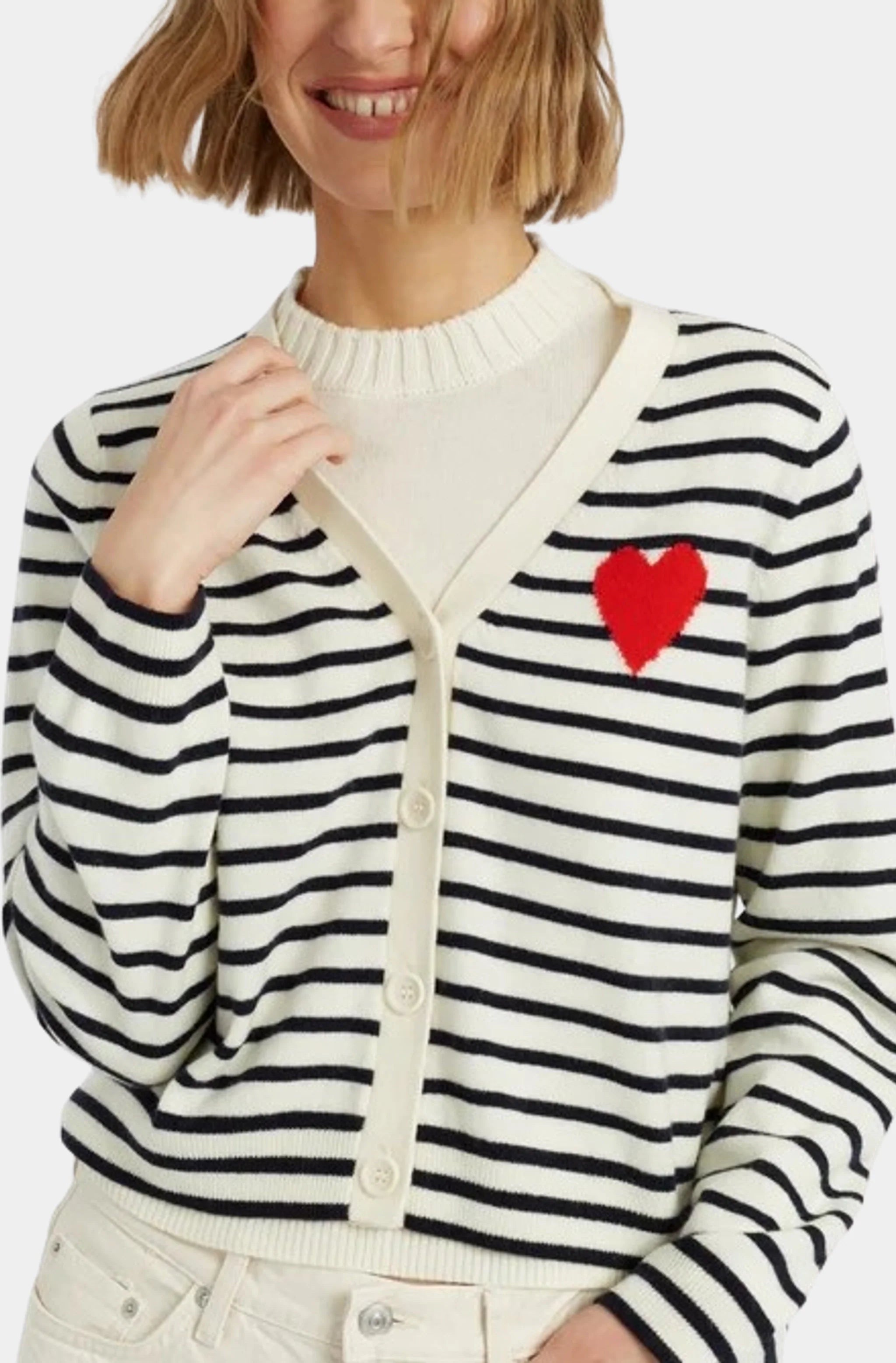 Heart Breton Cardigan
