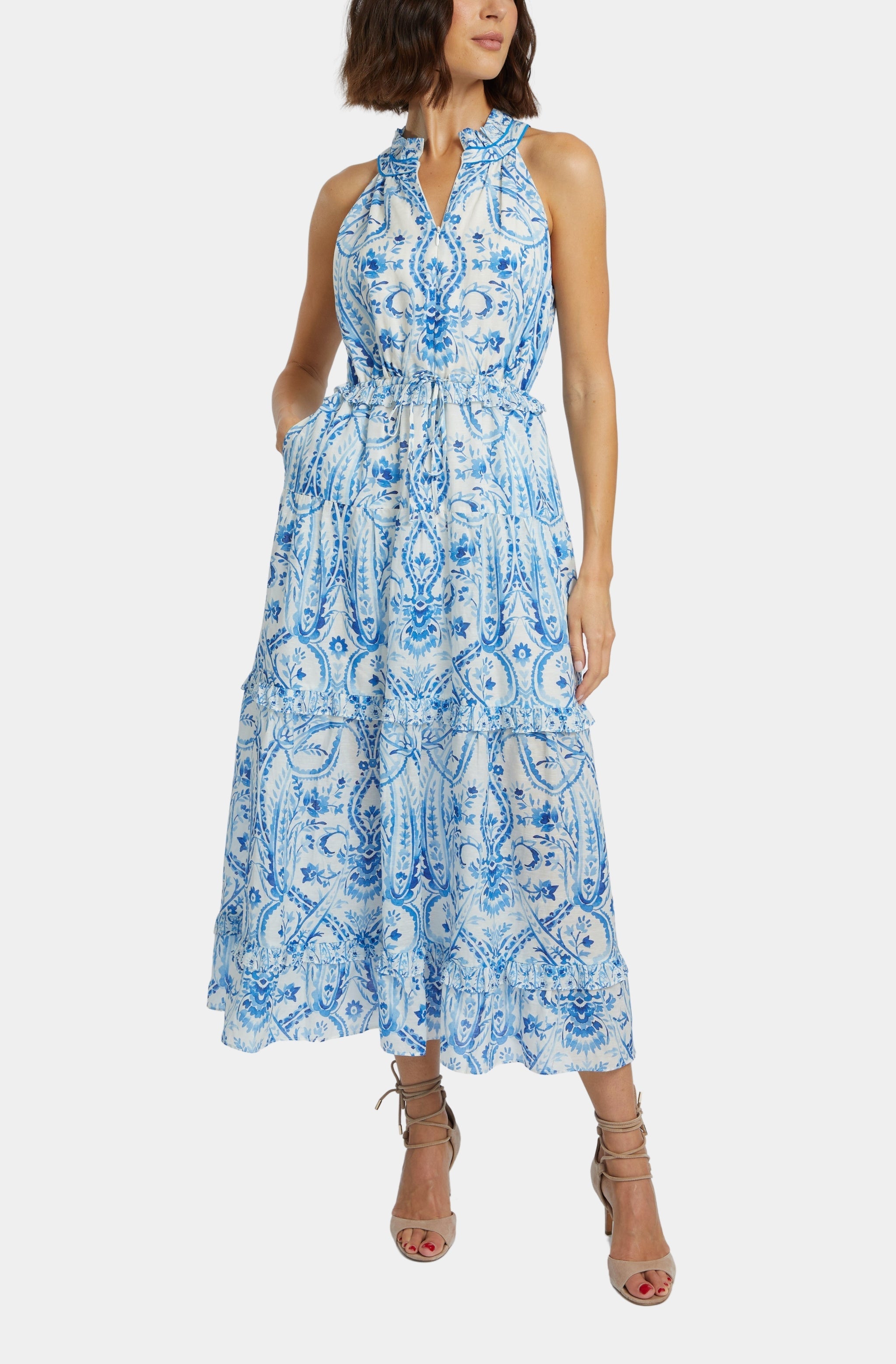 Hollie Porcelain Deco Dress