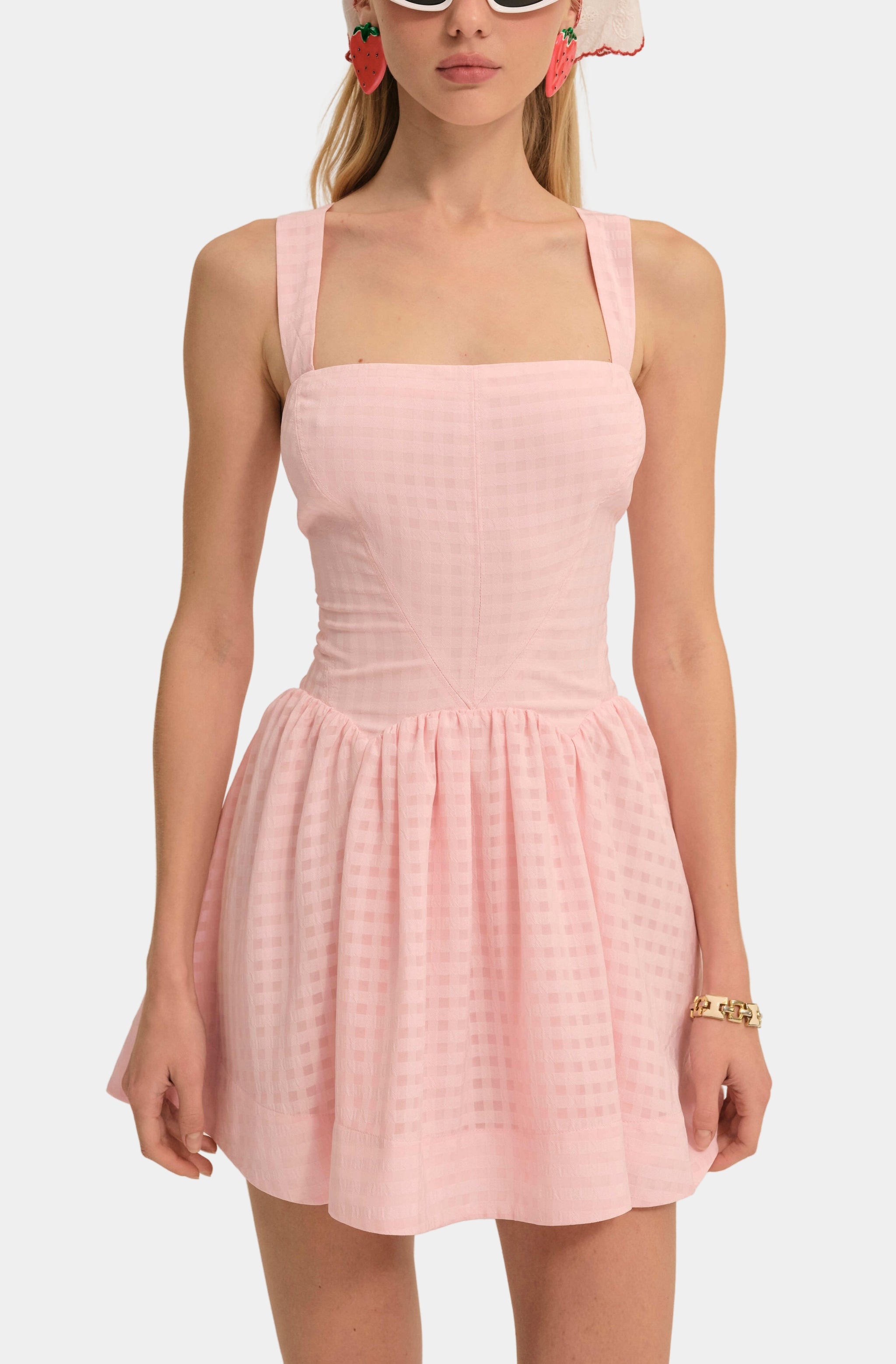 Ginny Gingham Mini Dress