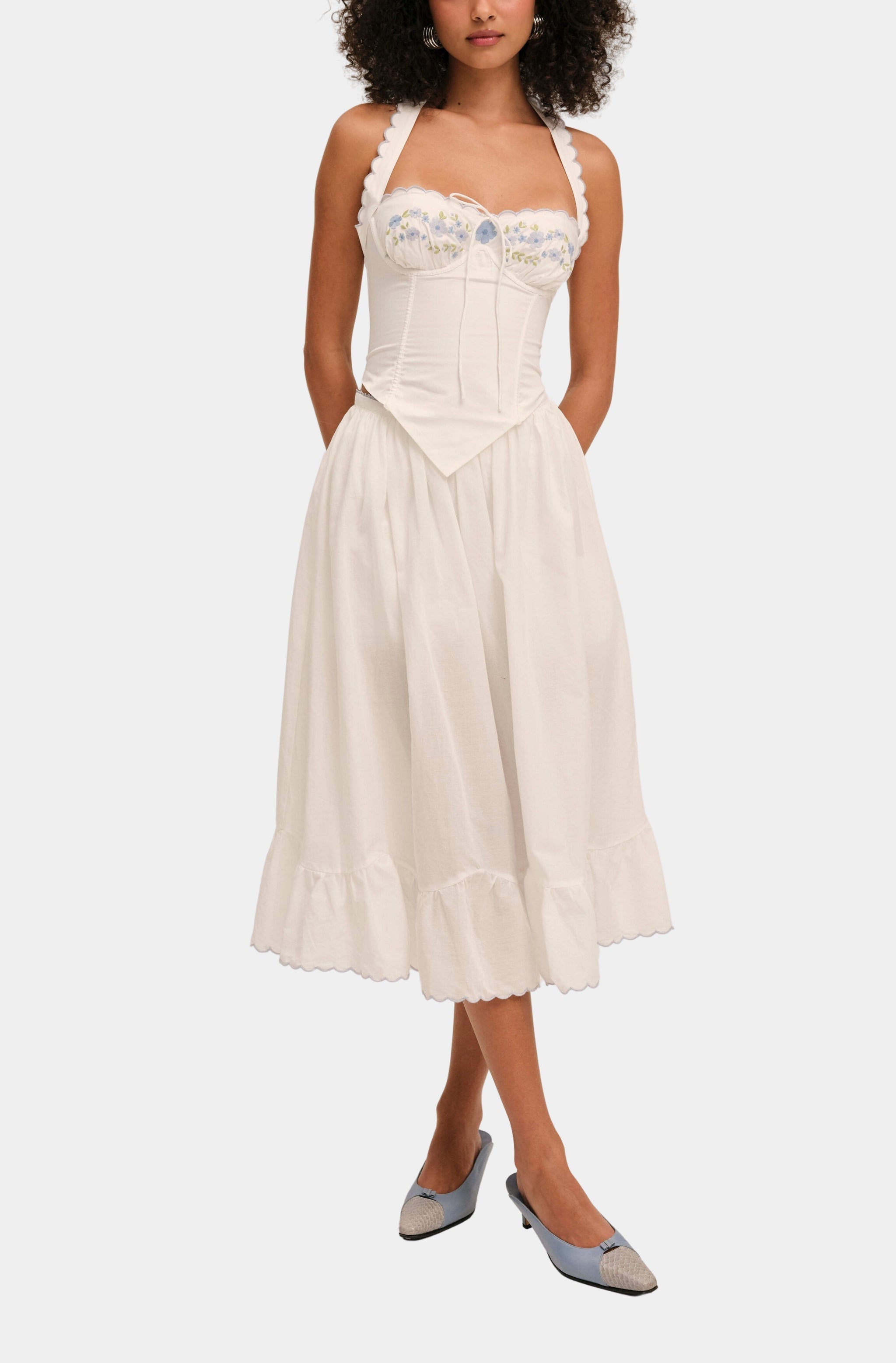 Tea Time Poplin Bustier