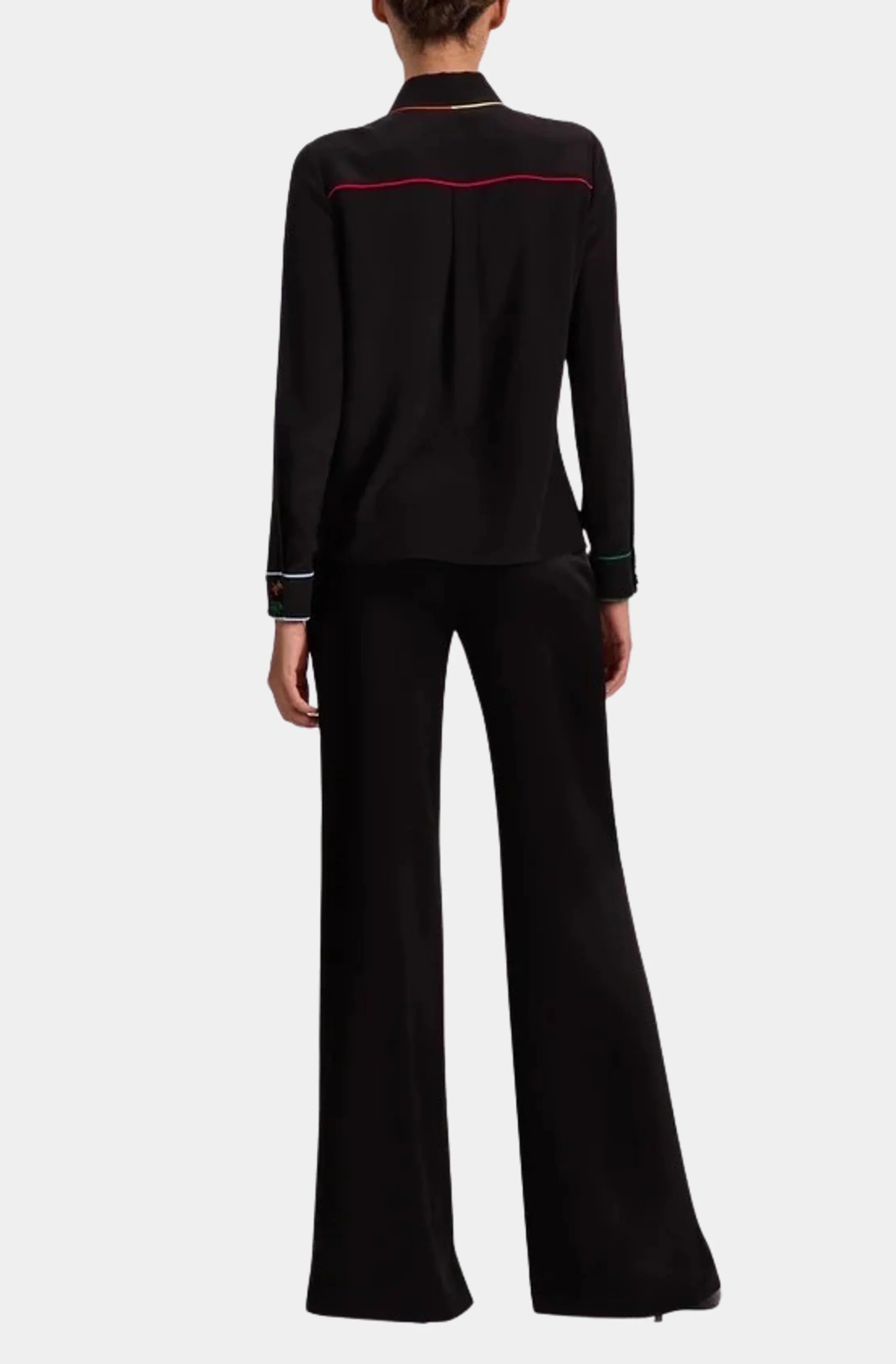 Willa Placket Top with Piping