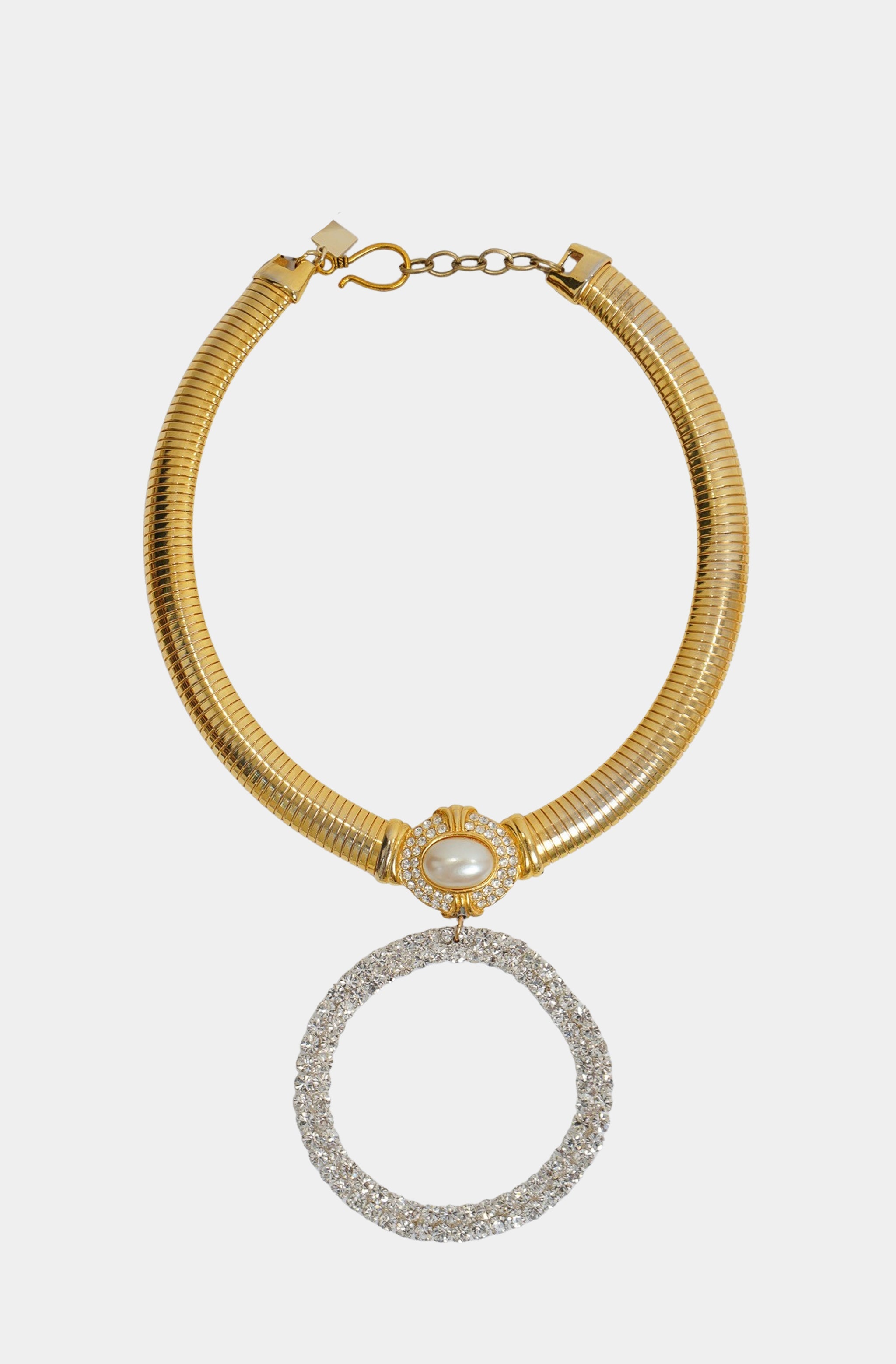 Sash Buckle Collar Necklace
