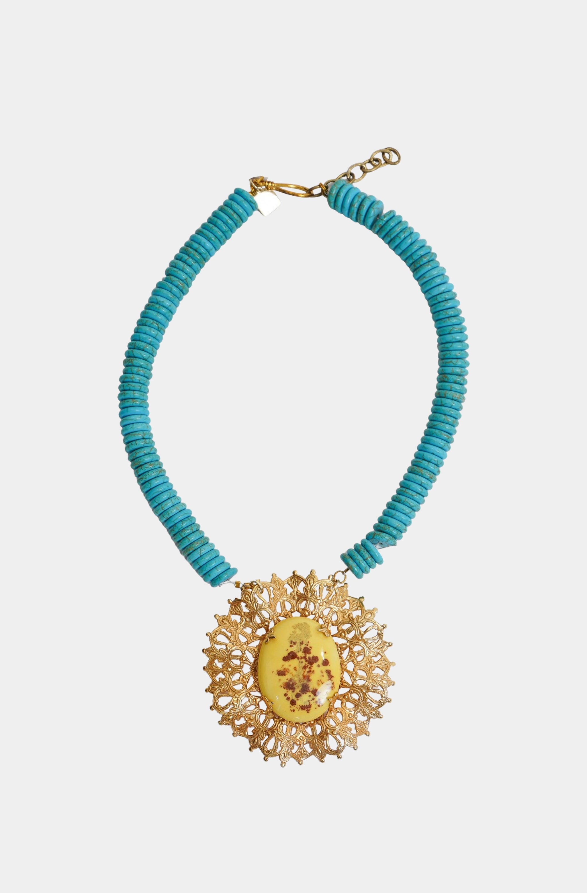 MA Estate Brooch Necklace