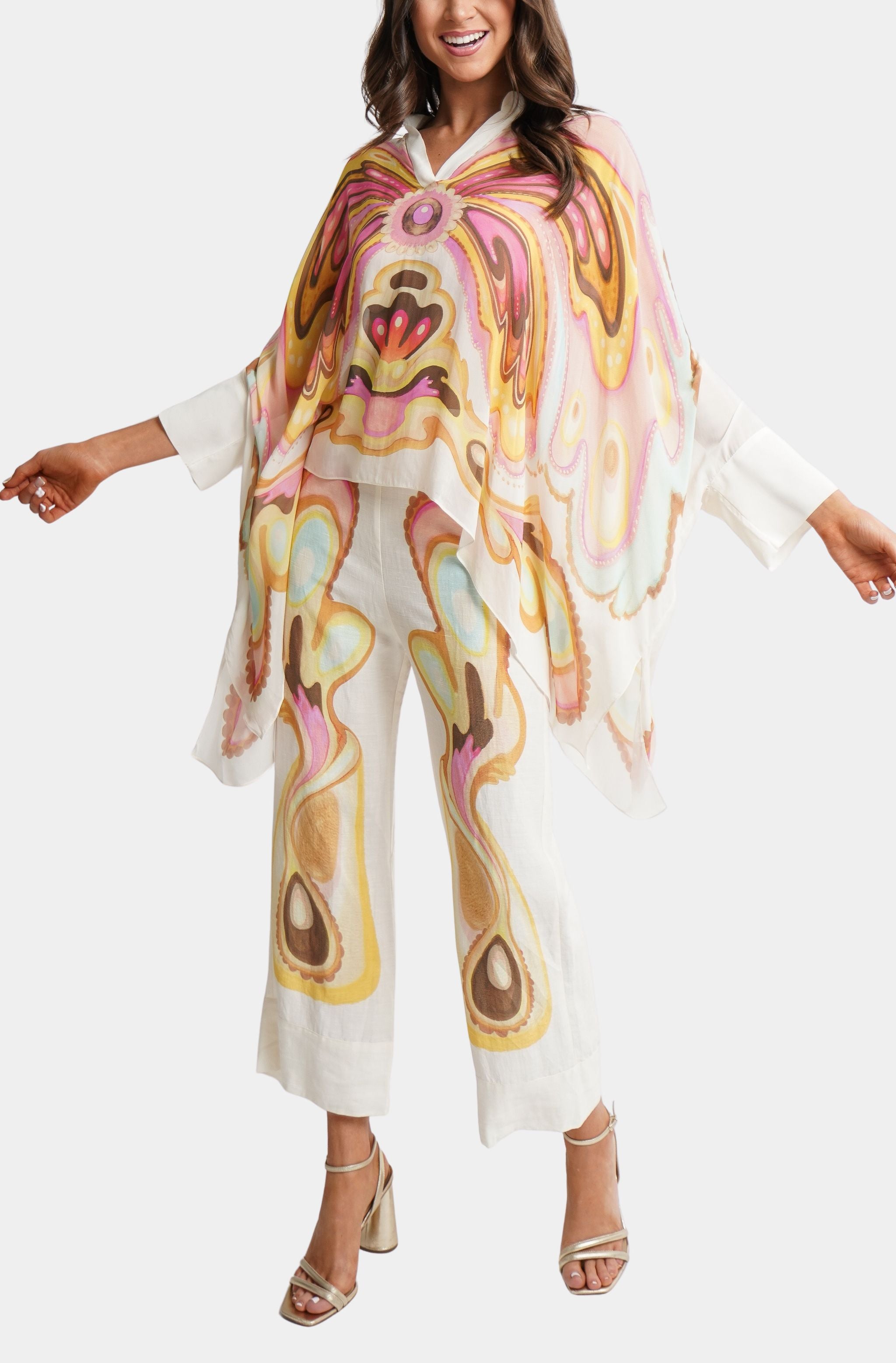 Georgette Kaftan Blouse
