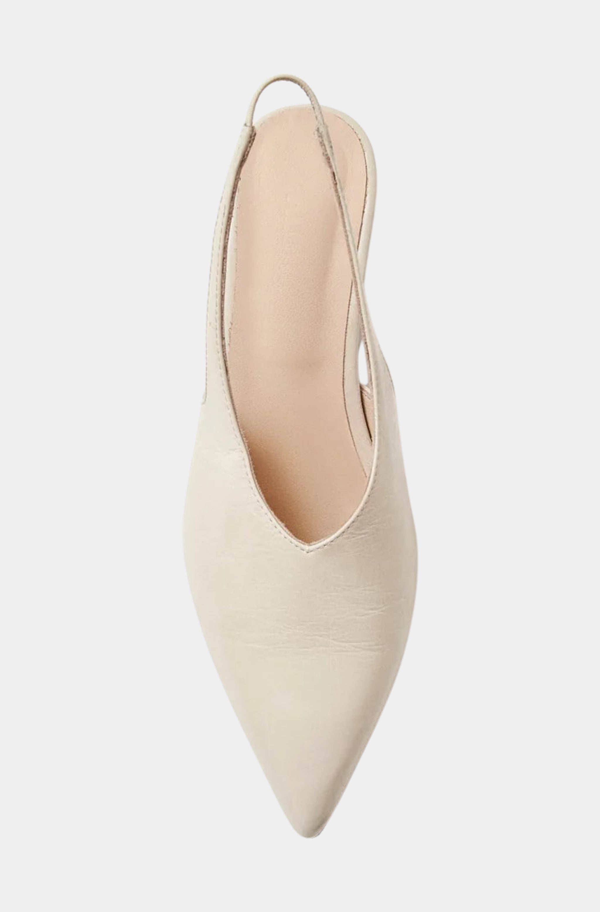 Eros Cream Leather Mules