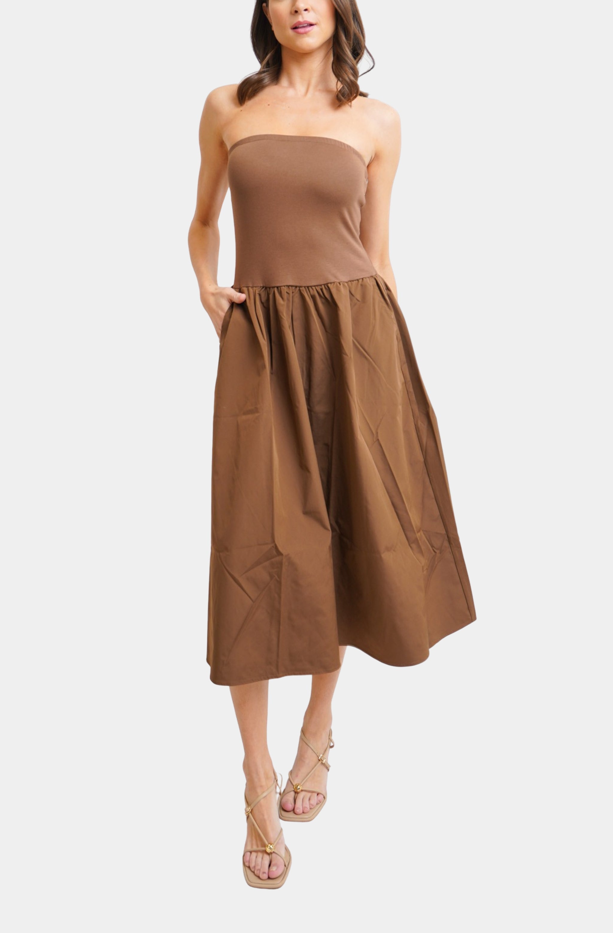 The Tube Top Midi Dress