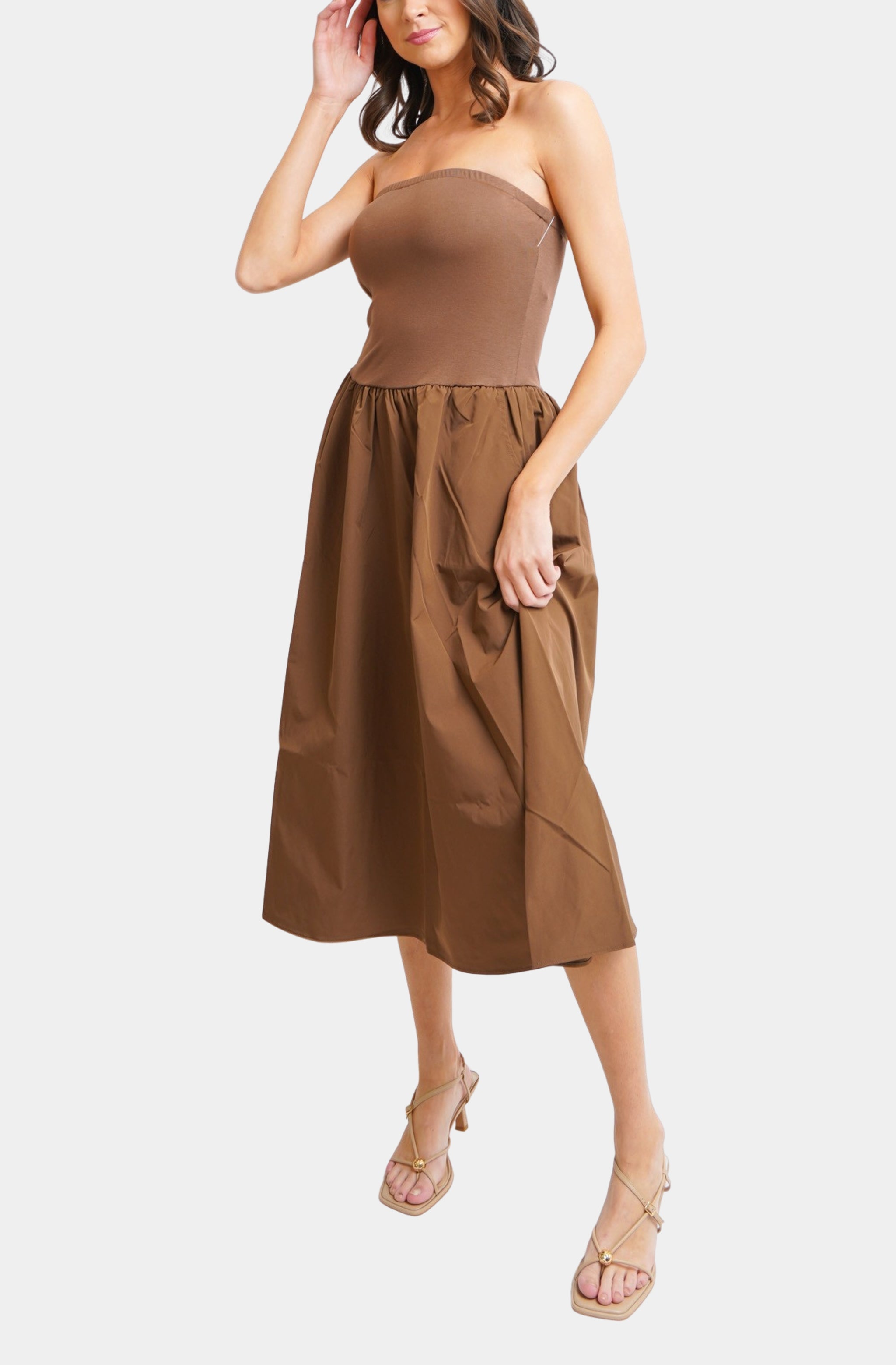 The Tube Top Midi Dress