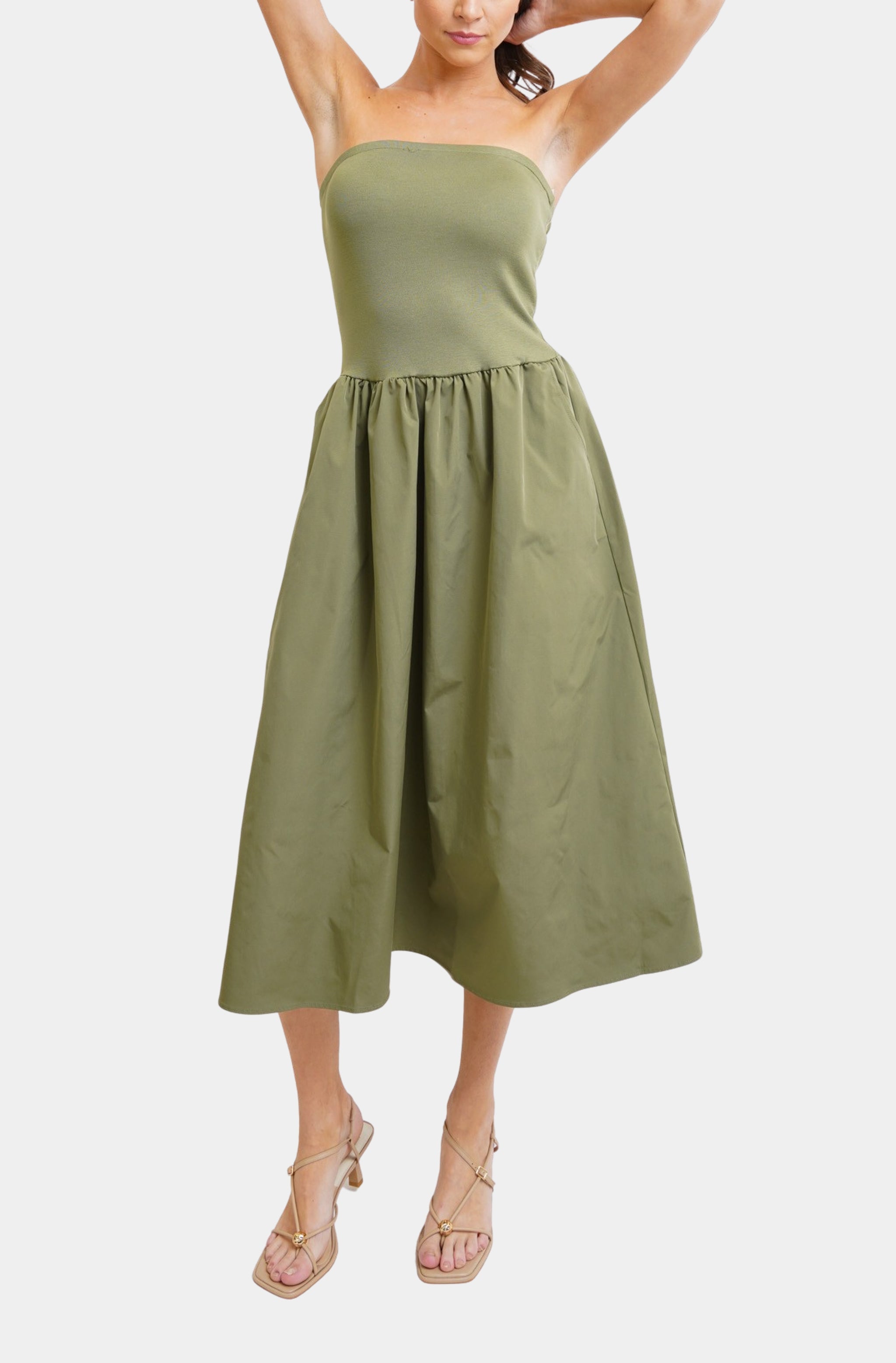 The Tube Top Midi Dress
