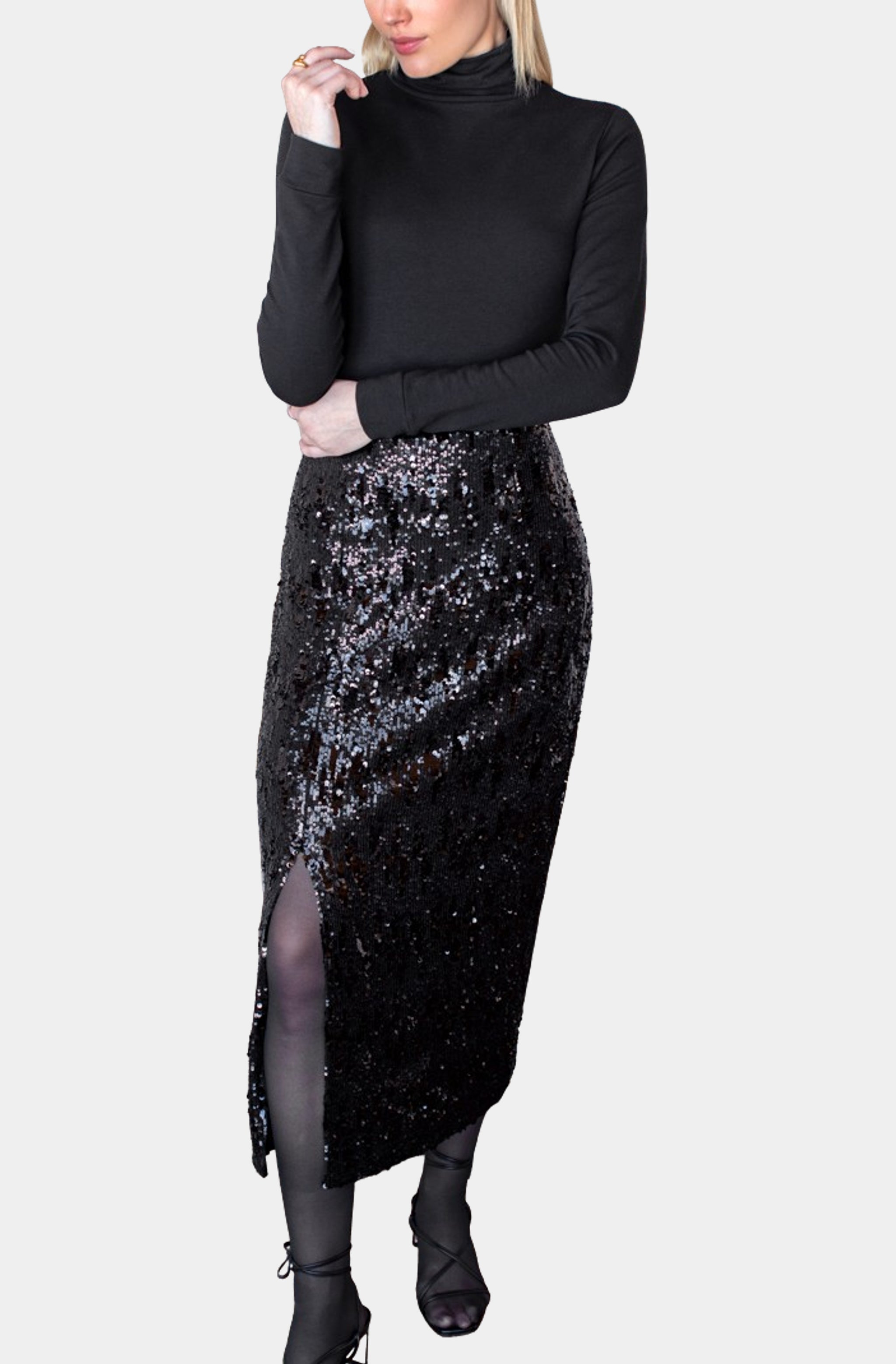 Sequin Pencil Skirt