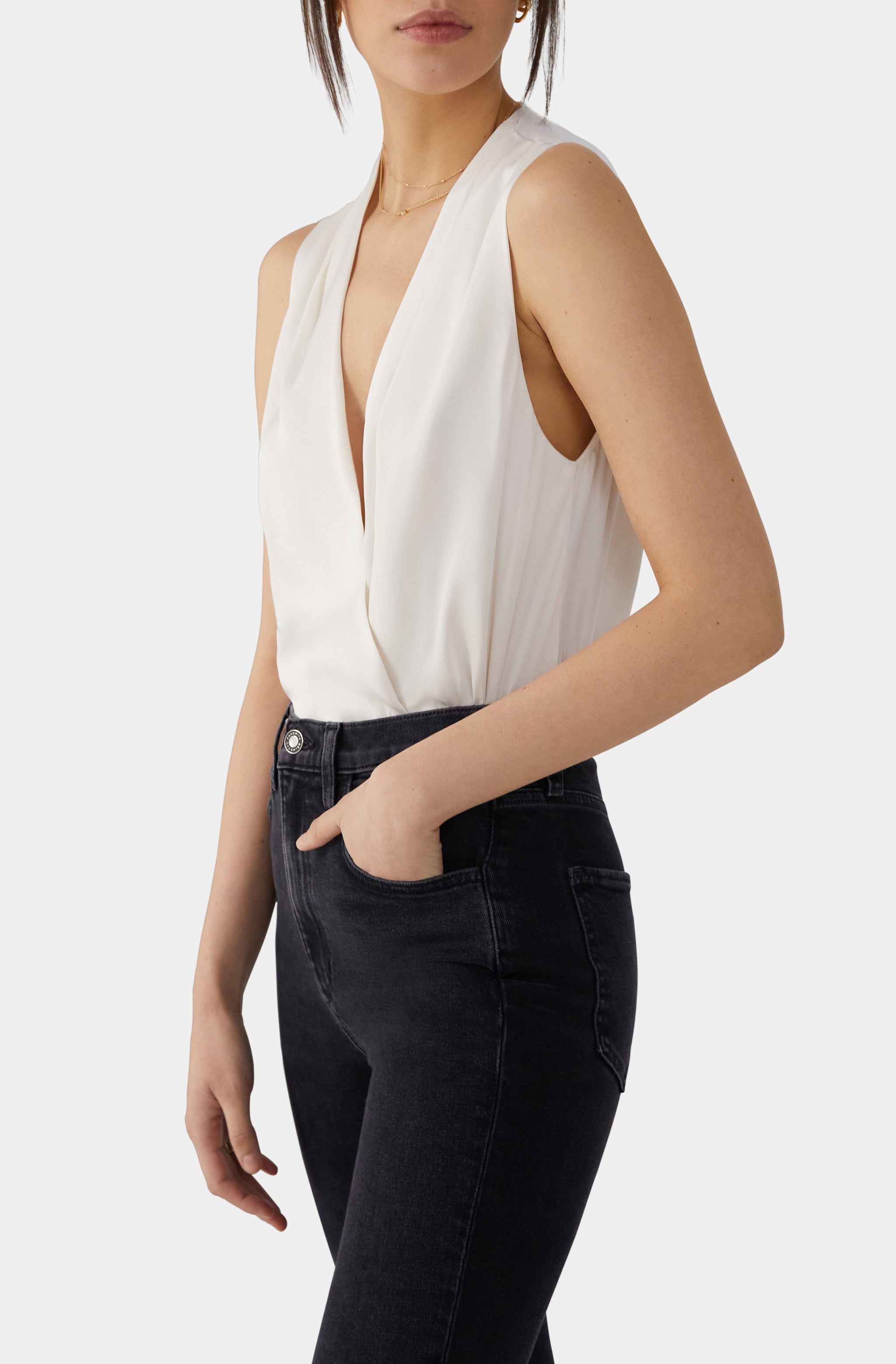 The Sleeveless Date Blouse
