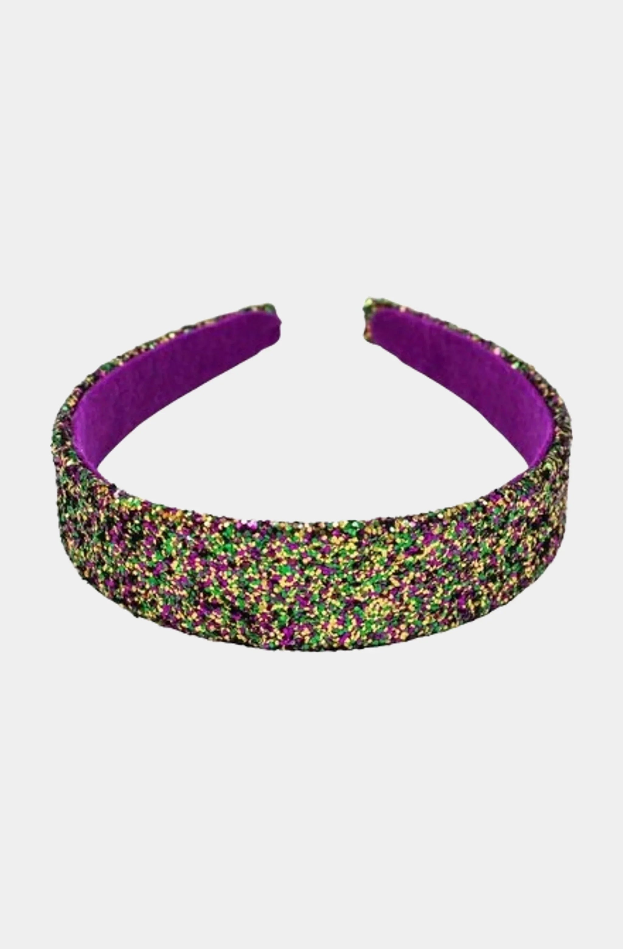 Mardi Gras Glitter Headband