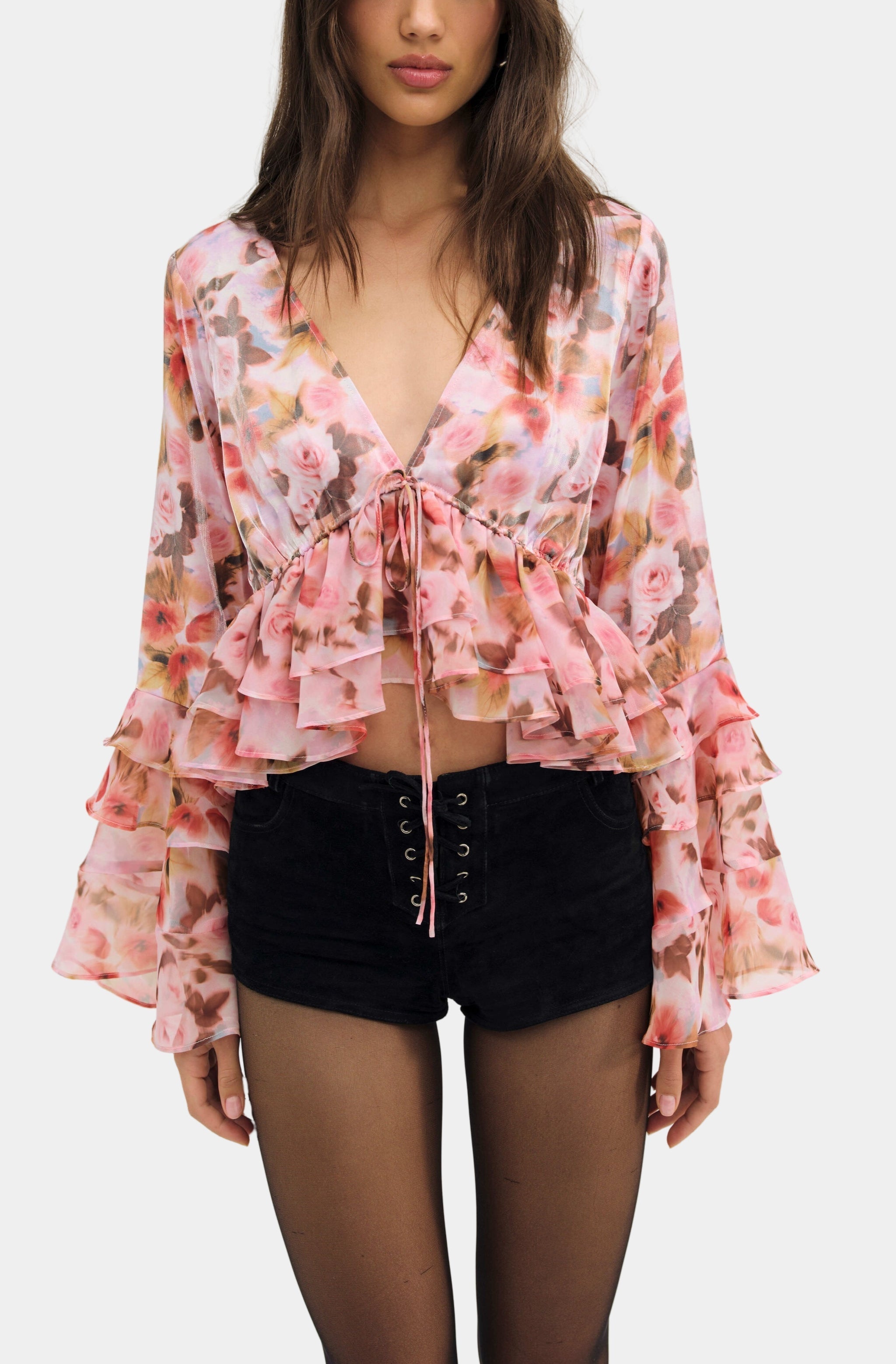 Fallen Floral Top