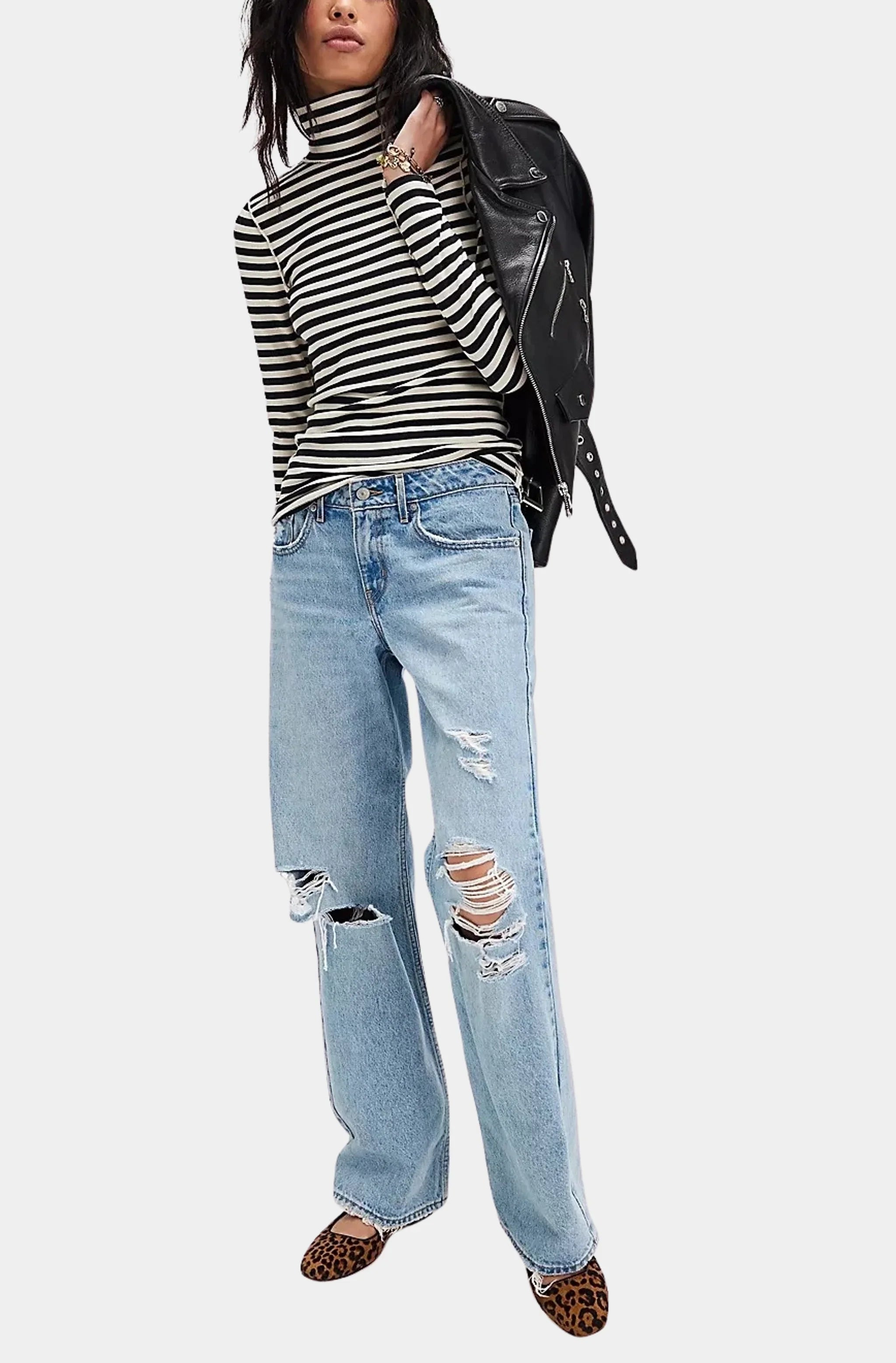 Good Good Stripe Turtleneck