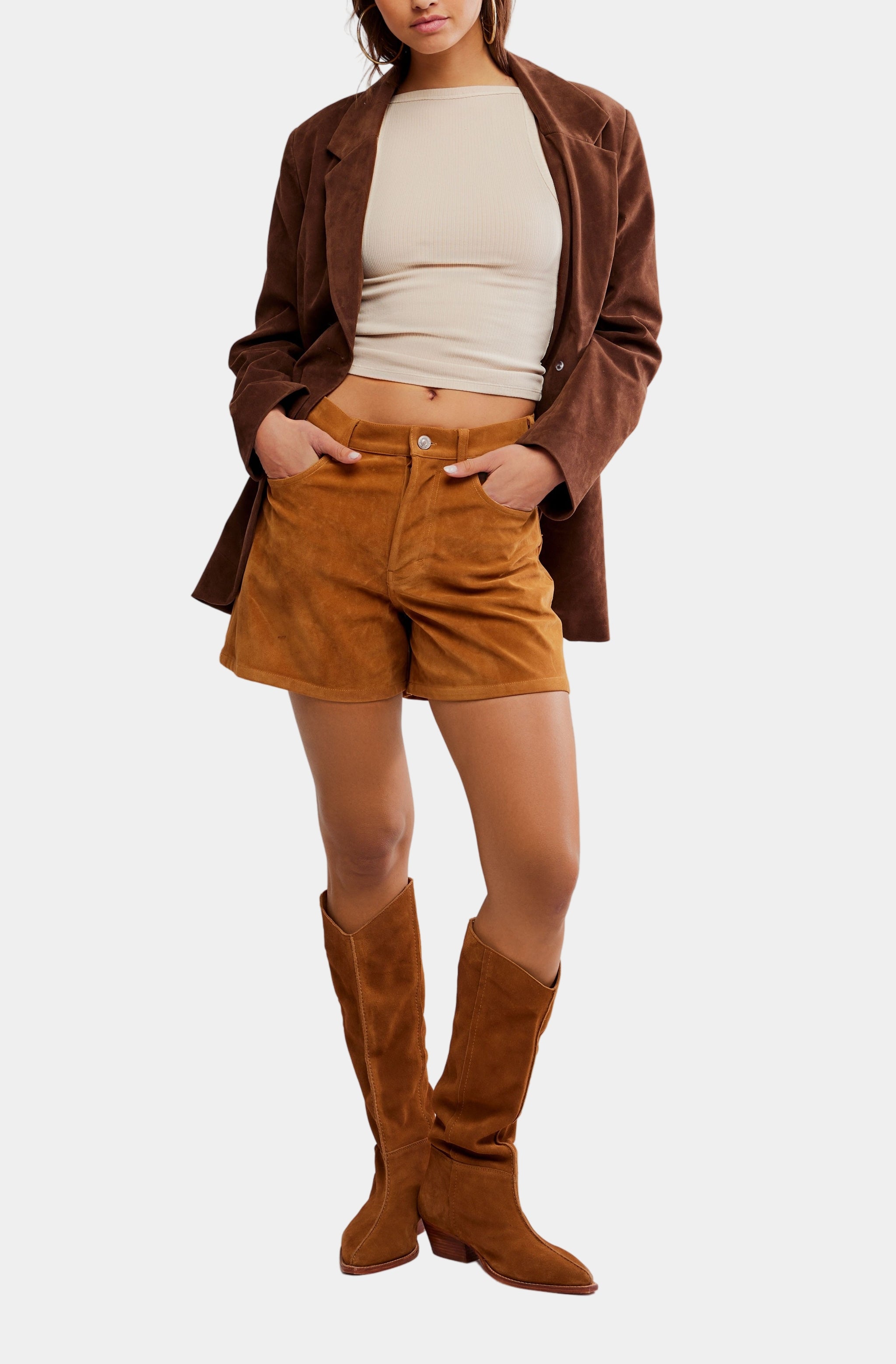 Tippi Vegan Suede Short