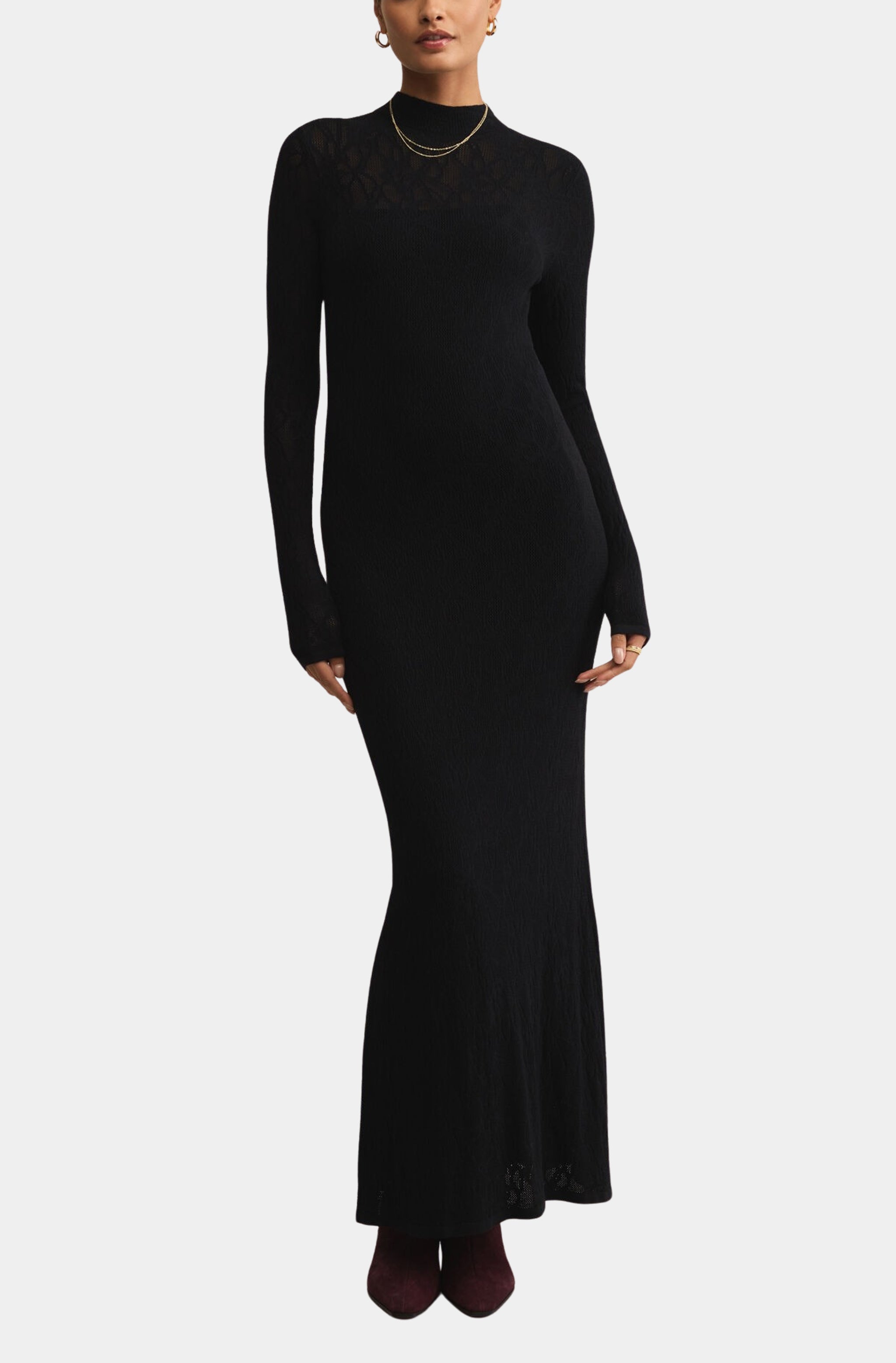 Aden Mesh Sweater Dress