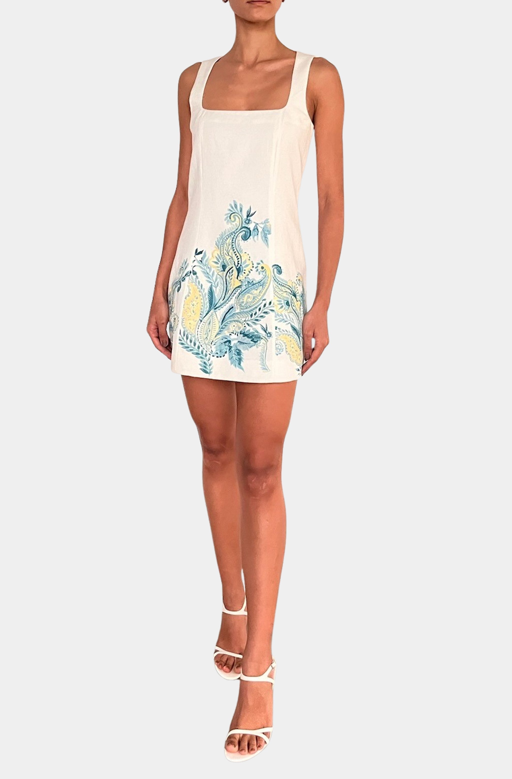 Square Neck Mini Dress