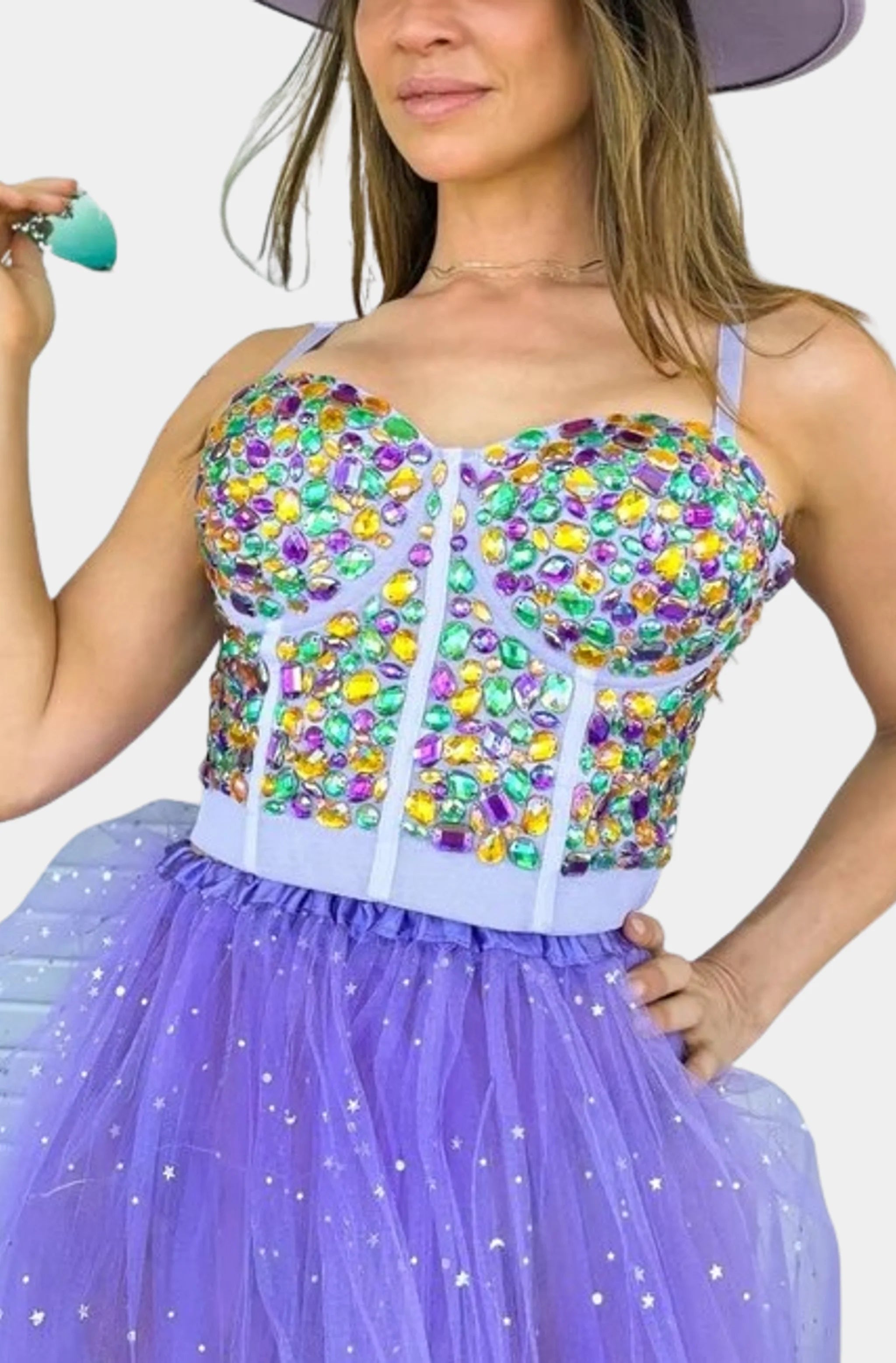 Rhinestone Bustier
