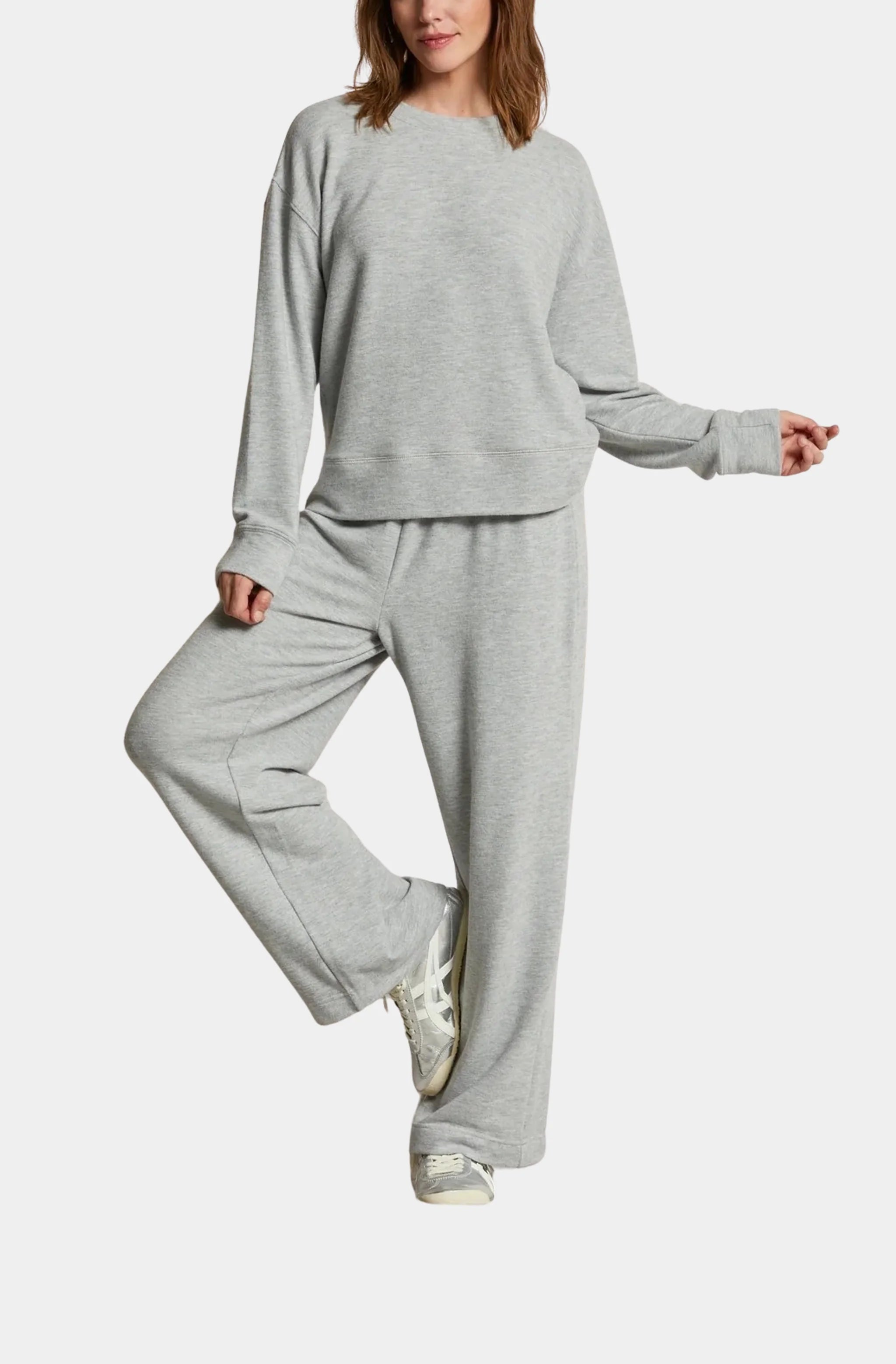 Marcie Brushed Sweater Jersey Pull On Pant