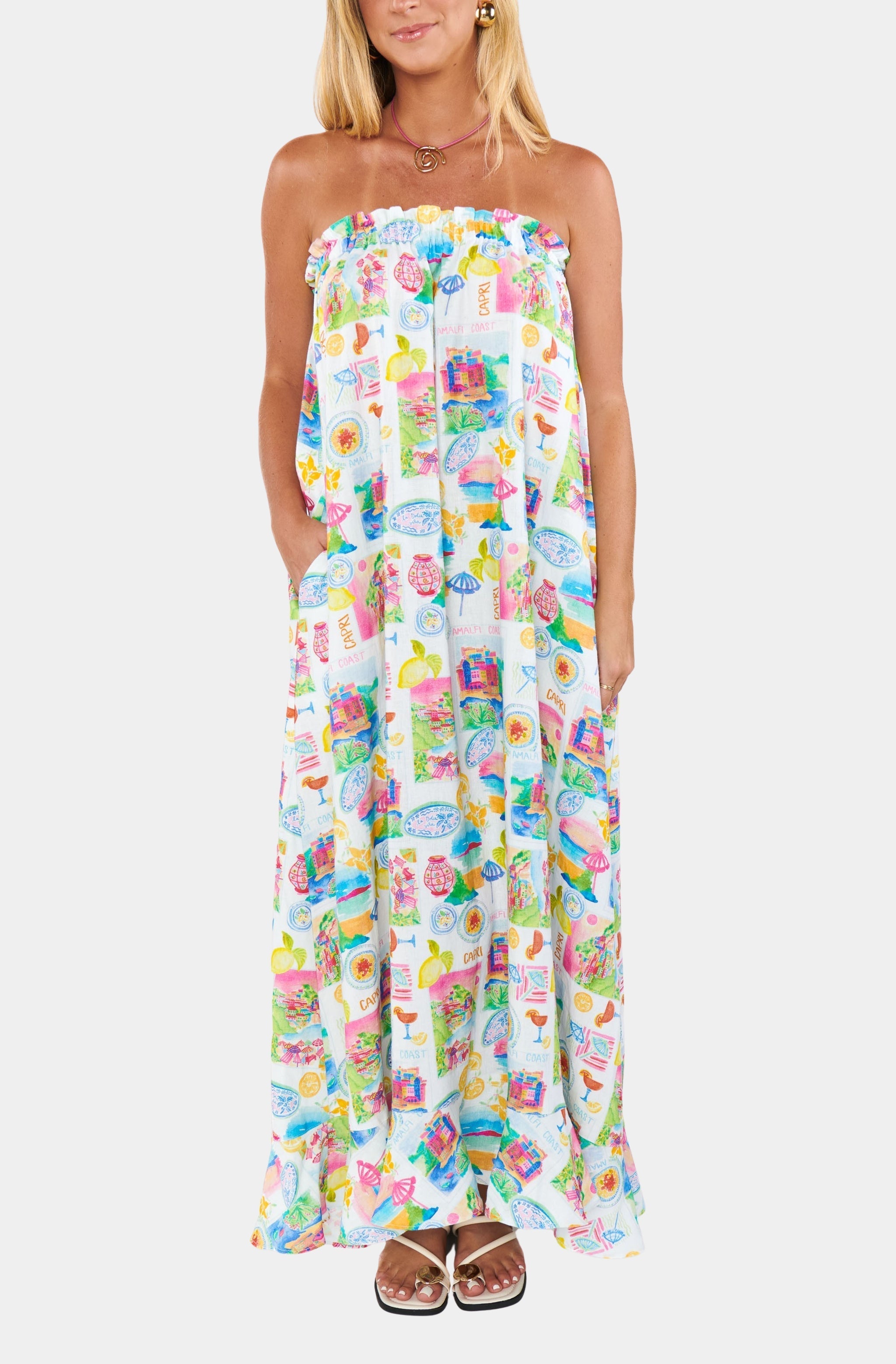 Around The World Maxi Dress
