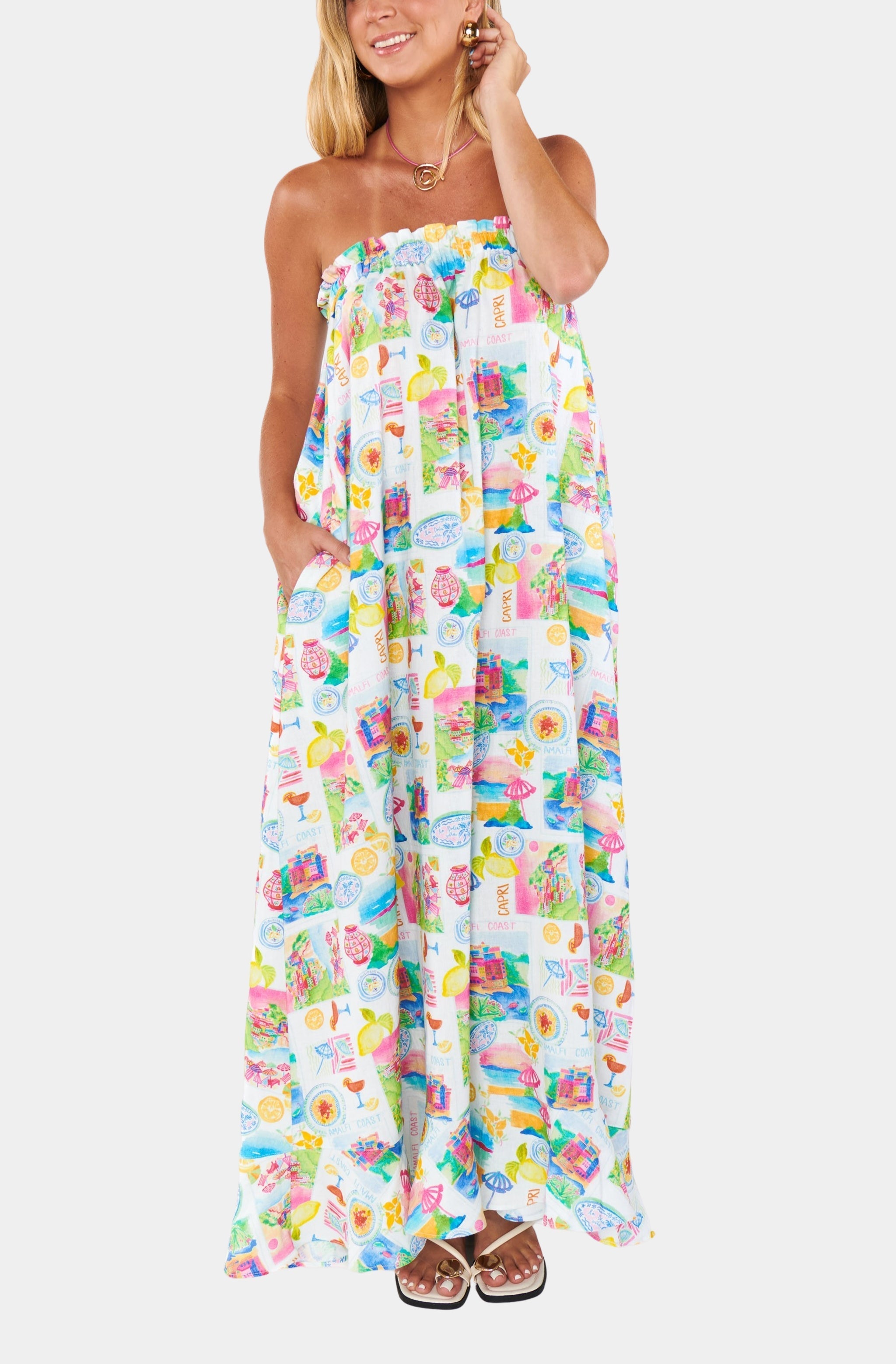 Around The World Maxi Dress
