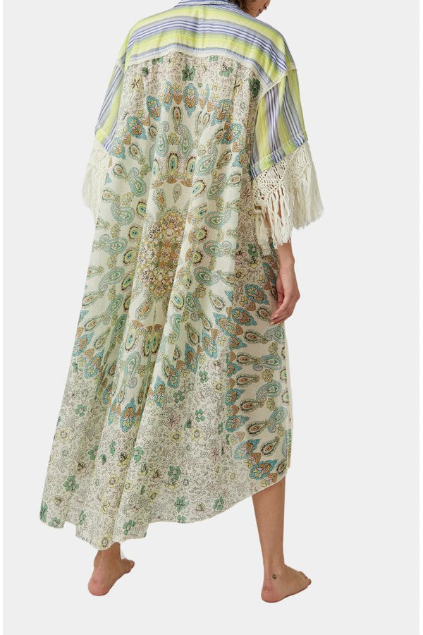 Watching Waves Maxi Shirt