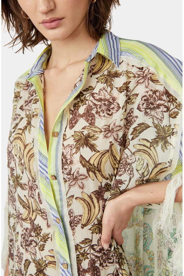 Watching Waves Maxi Shirt